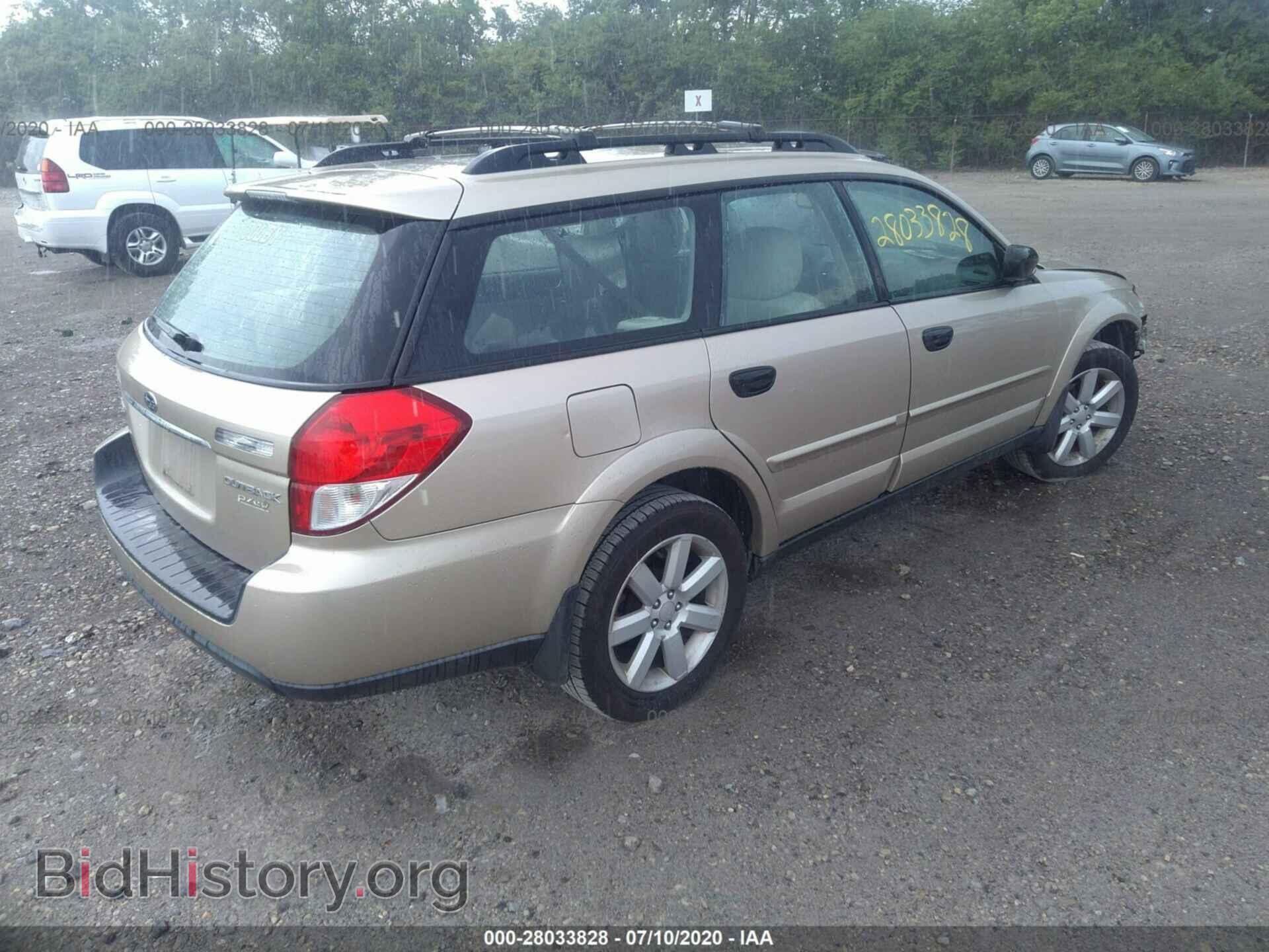2009 SUBARU OUTBACK - VIN: 4S4BP61C097327448 - Фото 4