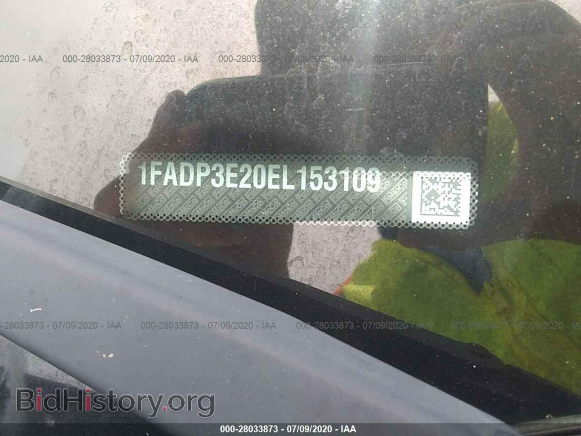 2014 FORD FOCUS - VIN: 1FADP3E20EL153109 - Фото 9