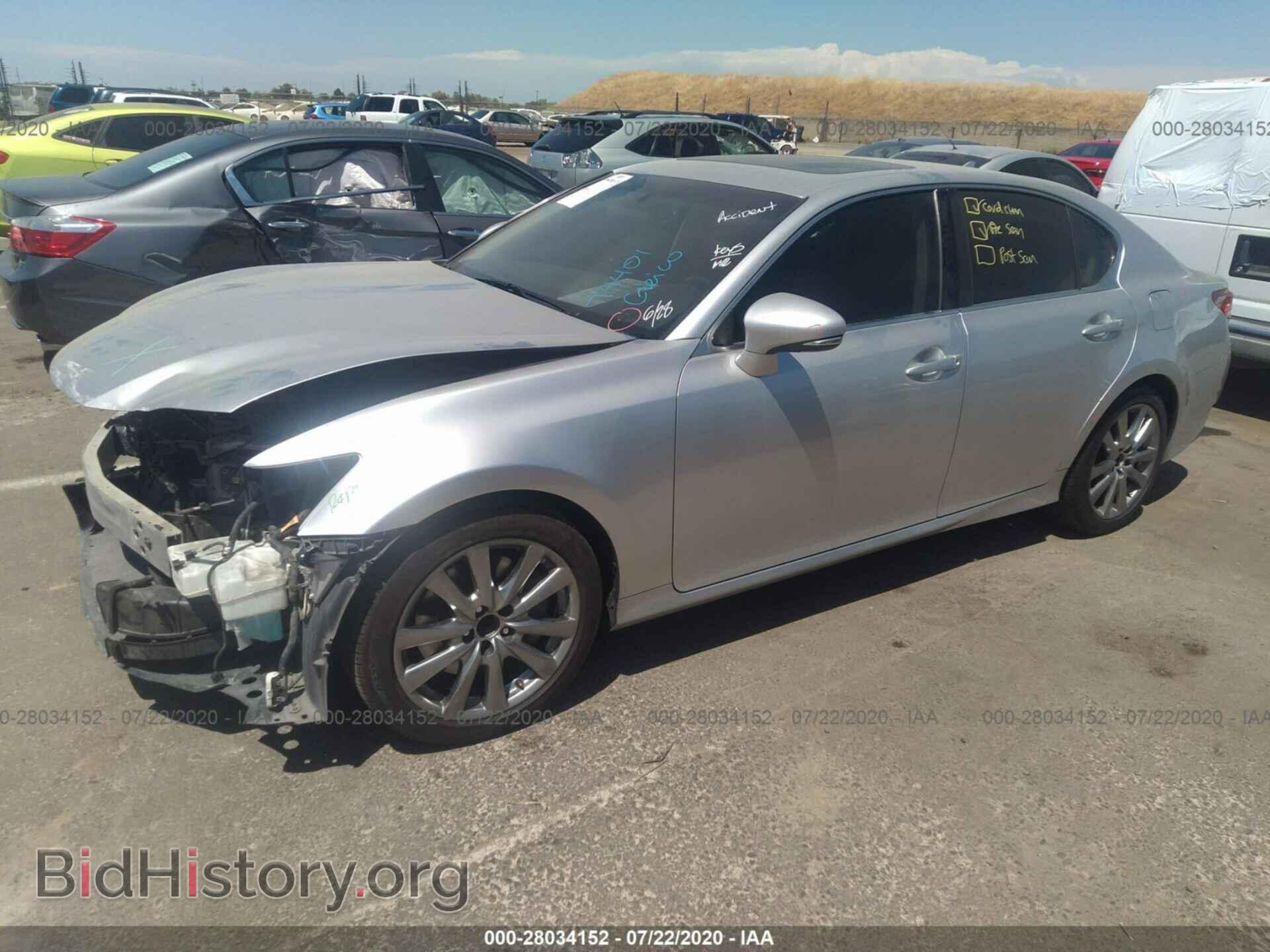 2013 LEXUS GS 350 - VIN: JTHBE1BLXD5006175 - Фото 2