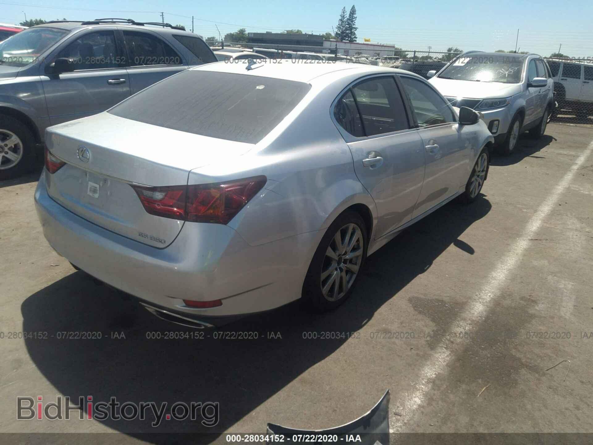 2013 LEXUS GS 350 - VIN: JTHBE1BLXD5006175 - Фото 4