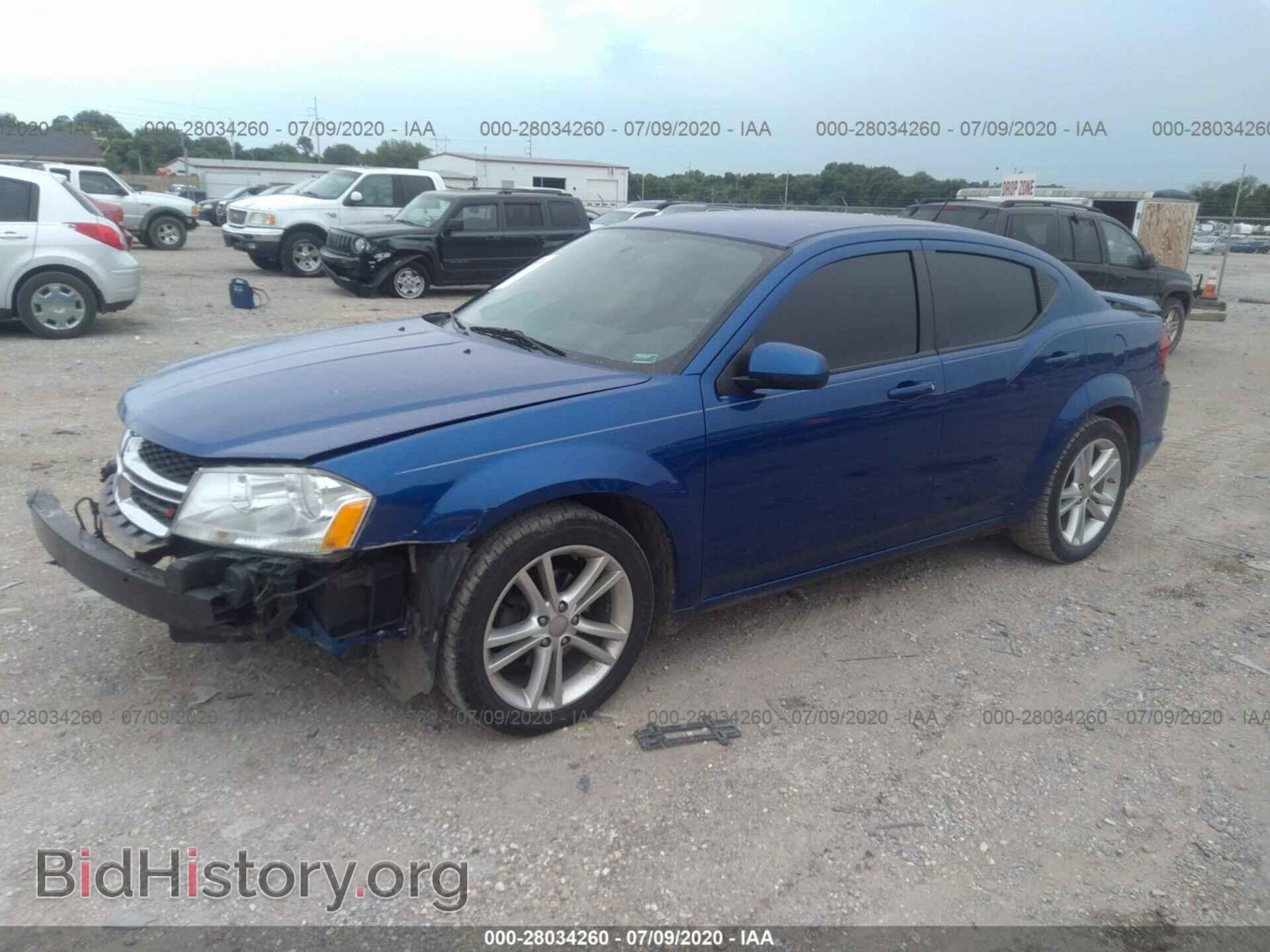 2012 DODGE AVENGER - VIN: 1C3CDZCB7CN312590 - Фото 2