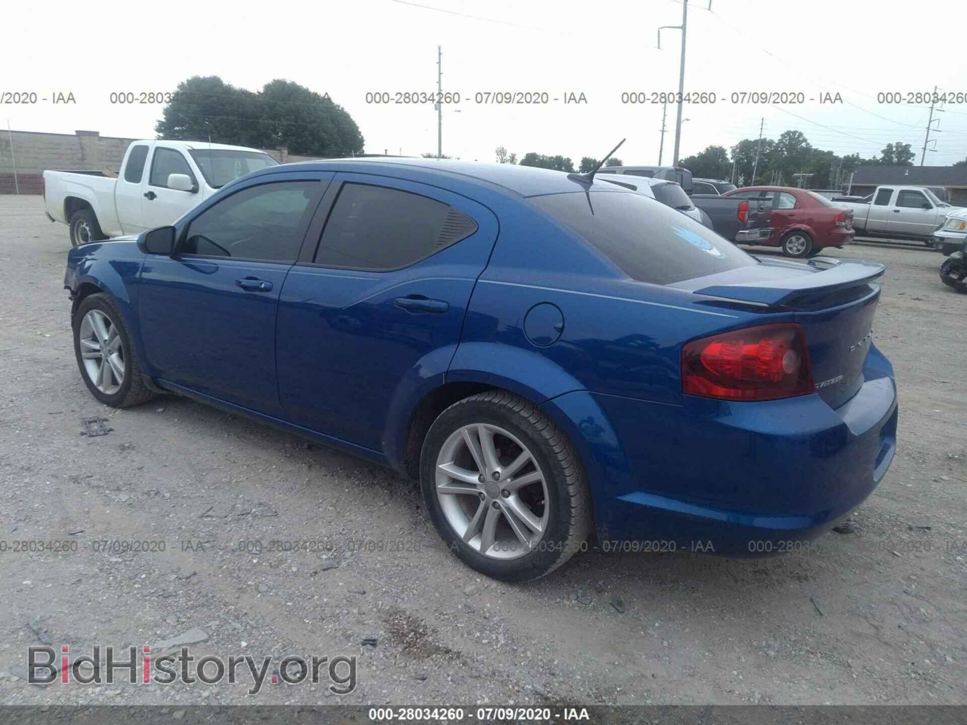 2012 DODGE AVENGER - VIN: 1C3CDZCB7CN312590 - Фото 3