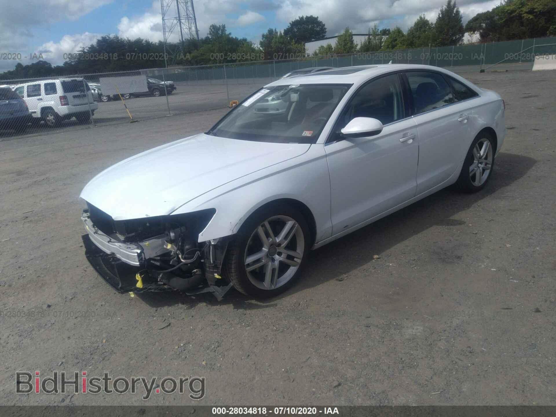 2014 AUDI A6 - VIN: WAUGFAFC9EN005306 - Фото 2