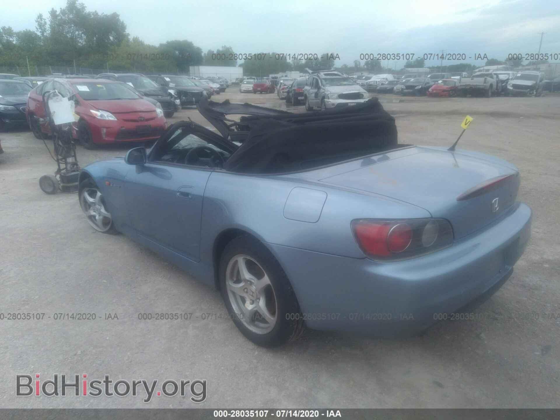 2002 HONDA S2000 - VIN: JHMAP11442T000378 - Фото 3