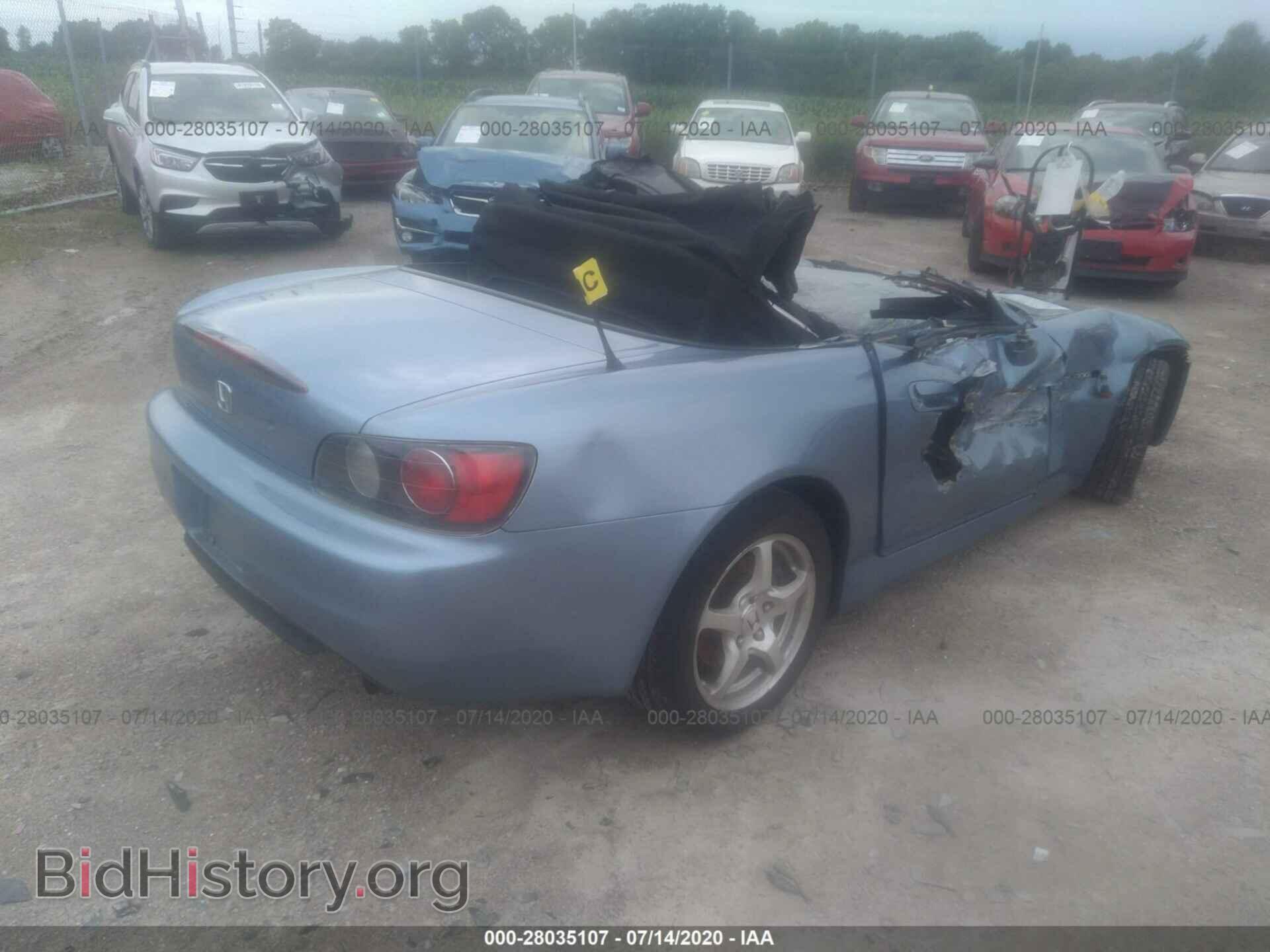 2002 HONDA S2000 - VIN: JHMAP11442T000378 - Фото 4
