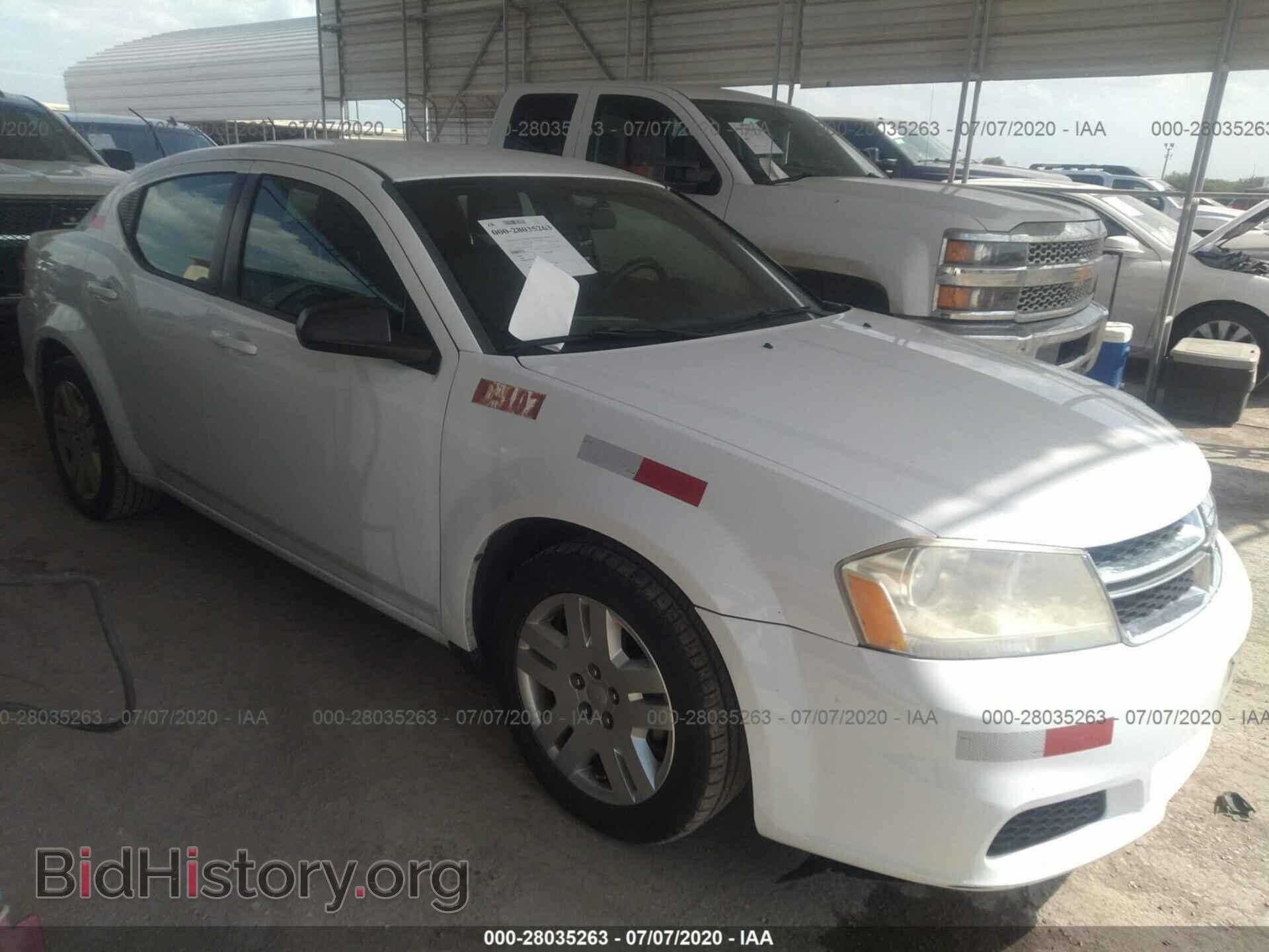 Photo 1C3CDZAB8DN538268 - DODGE AVENGER 2013