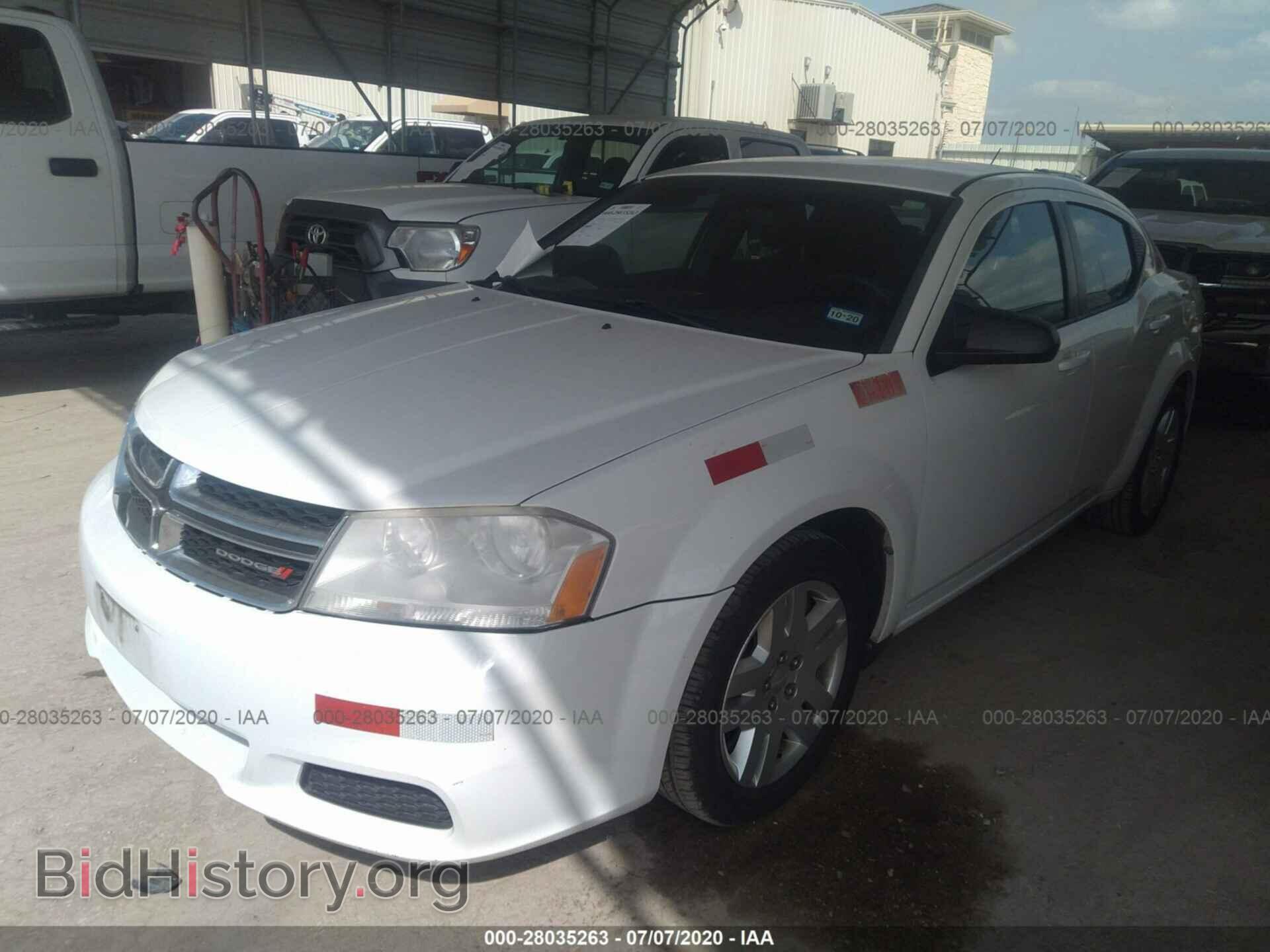 2013 DODGE AVENGER - VIN: 1C3CDZAB8DN538268 - Фото 2