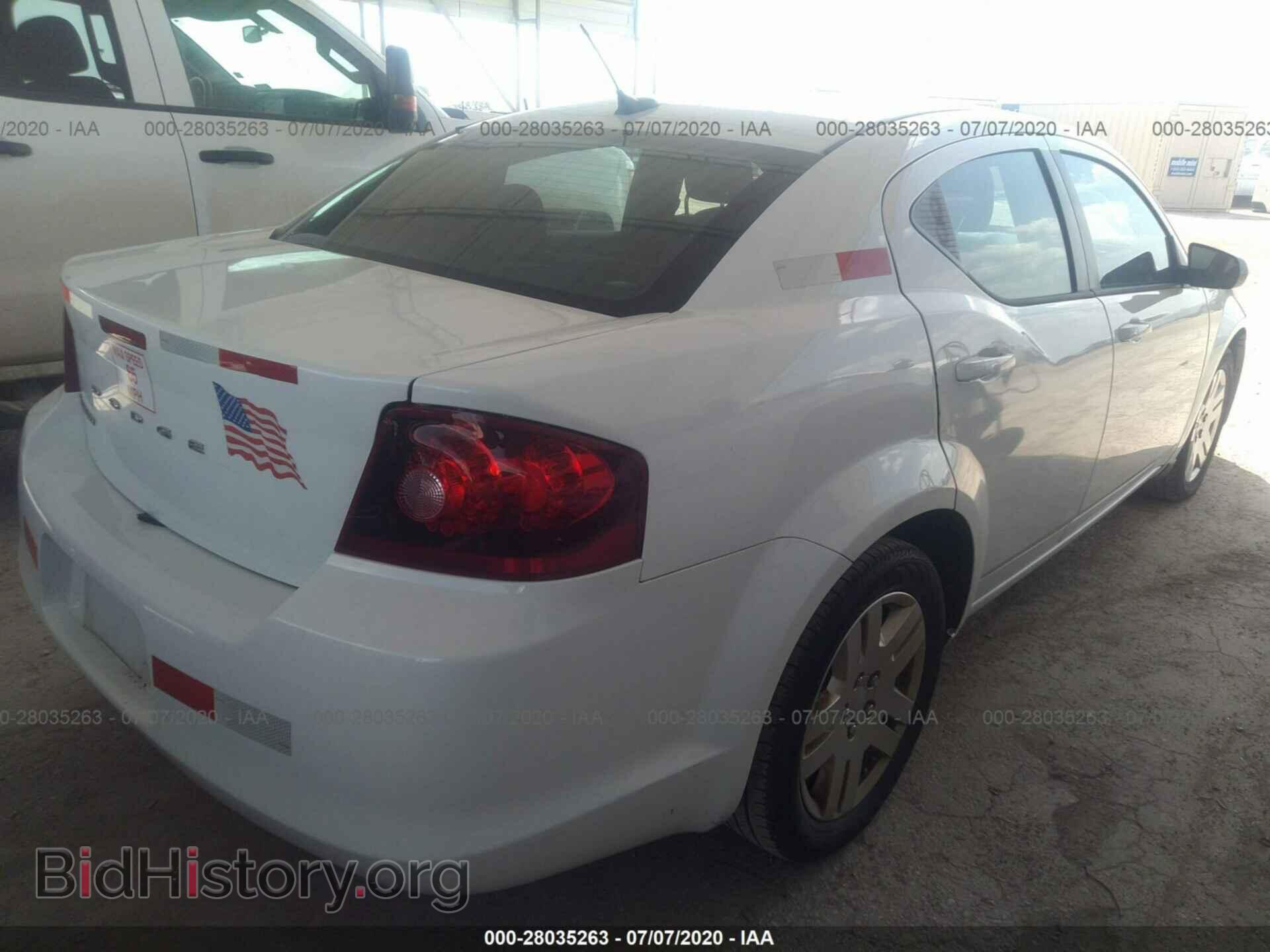 2013 DODGE AVENGER - VIN: 1C3CDZAB8DN538268 - Фото 4