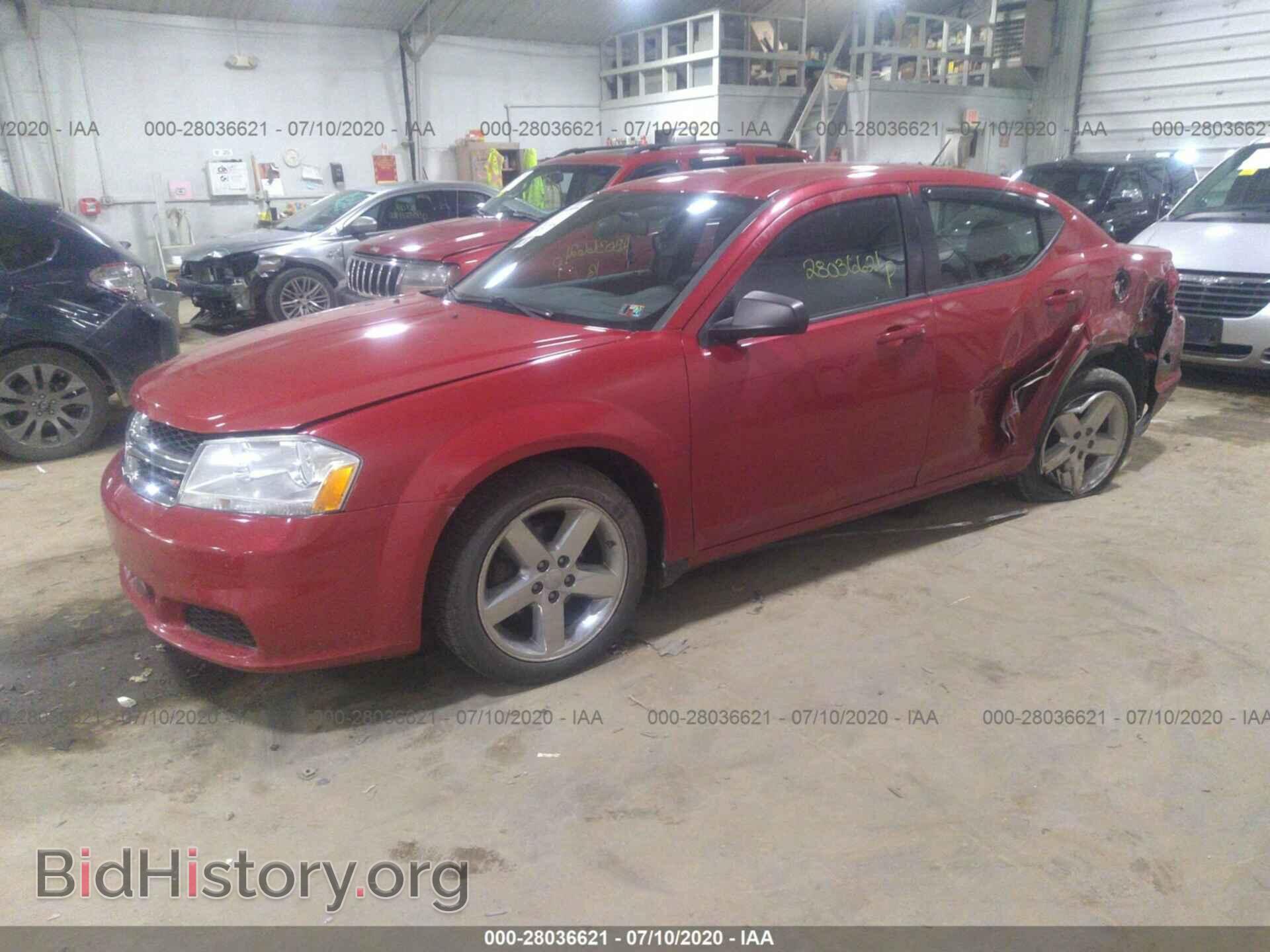 2013 DODGE AVENGER - VIN: 1C3CDZAB3DN613782 - Фото 2