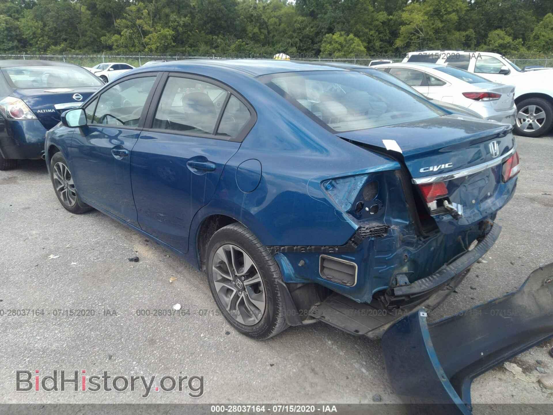 2014 HONDA CIVIC - VIN: 19XFB2F85EE085736 - Фото 3