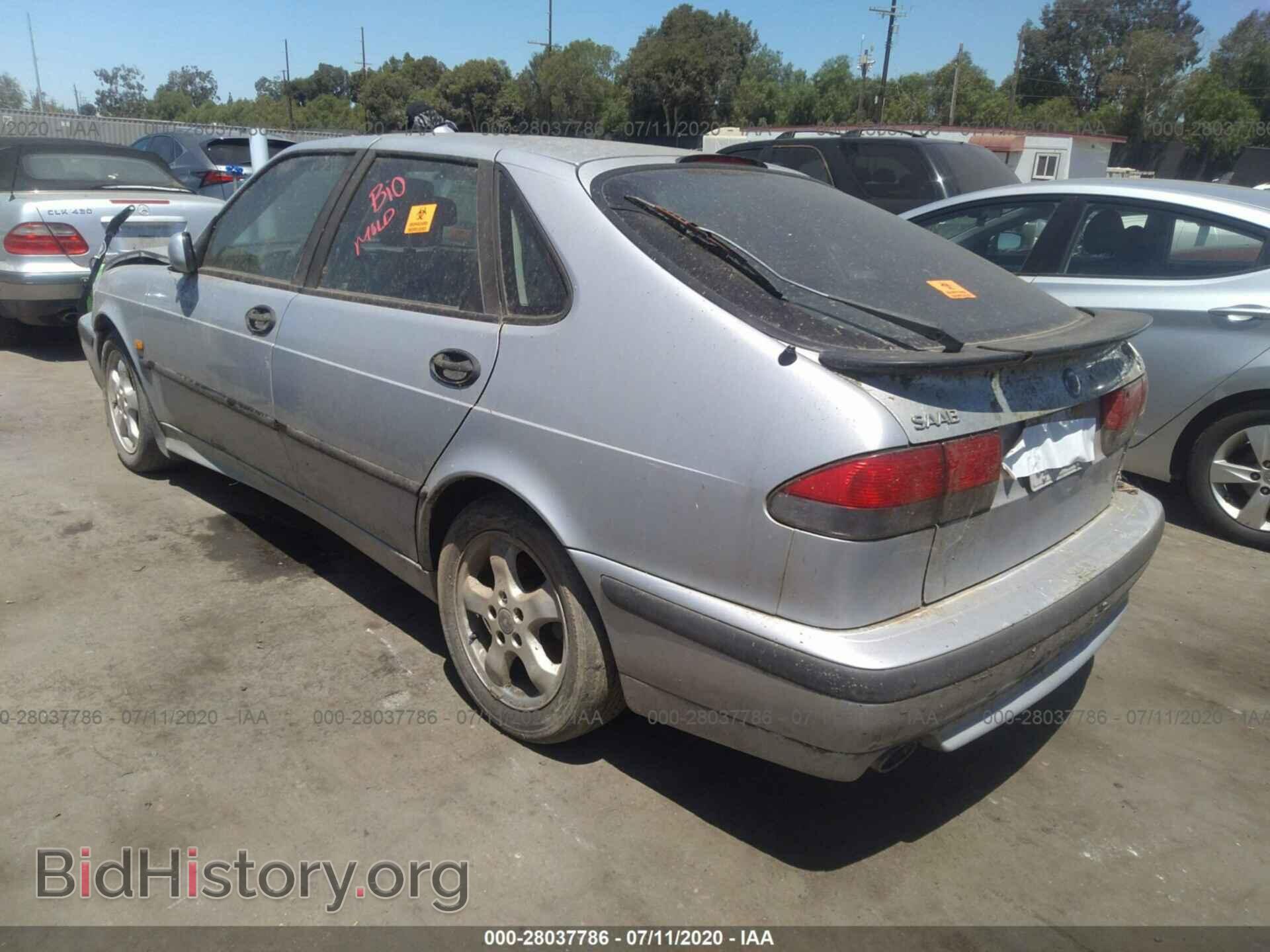 2000 SAAB 9-3 - VIN: YS3DF58K5Y2043759 - Фото 3