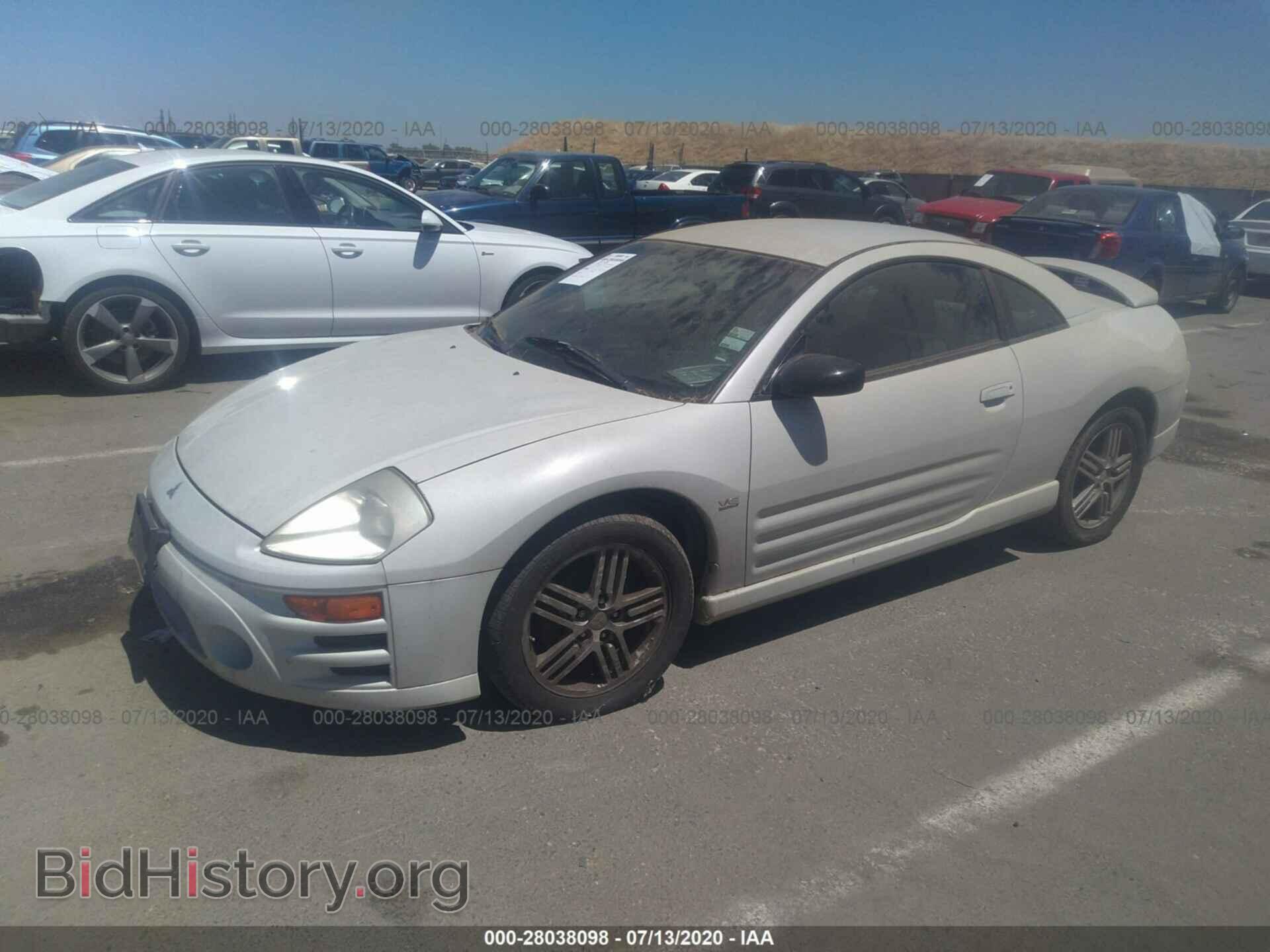 2003 MITSUBISHI ECLIPSE - VIN: 4A3AC84H23E028591 - Фото 2