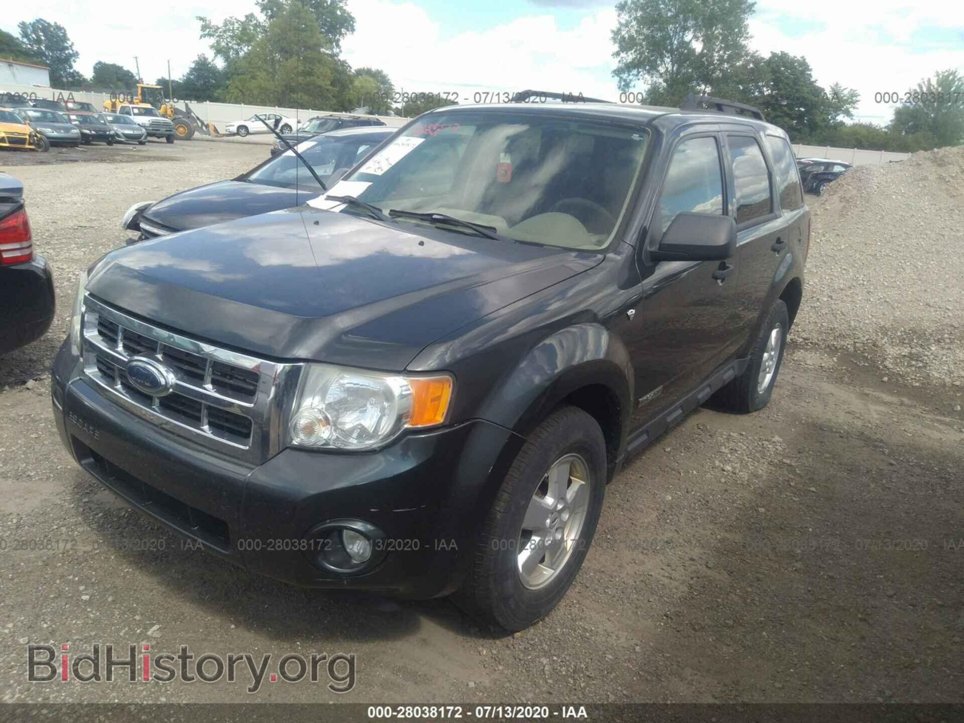 2008 FORD ESCAPE - VIN: 1FMCU93178KE59306 - Фото 2