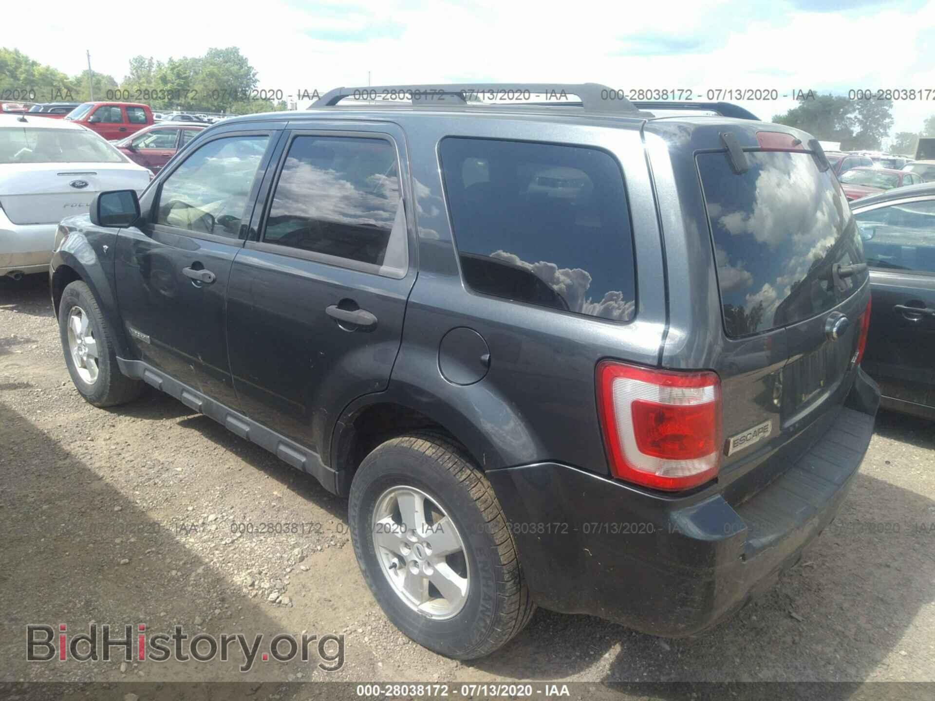 2008 FORD ESCAPE - VIN: 1FMCU93178KE59306 - Фото 3