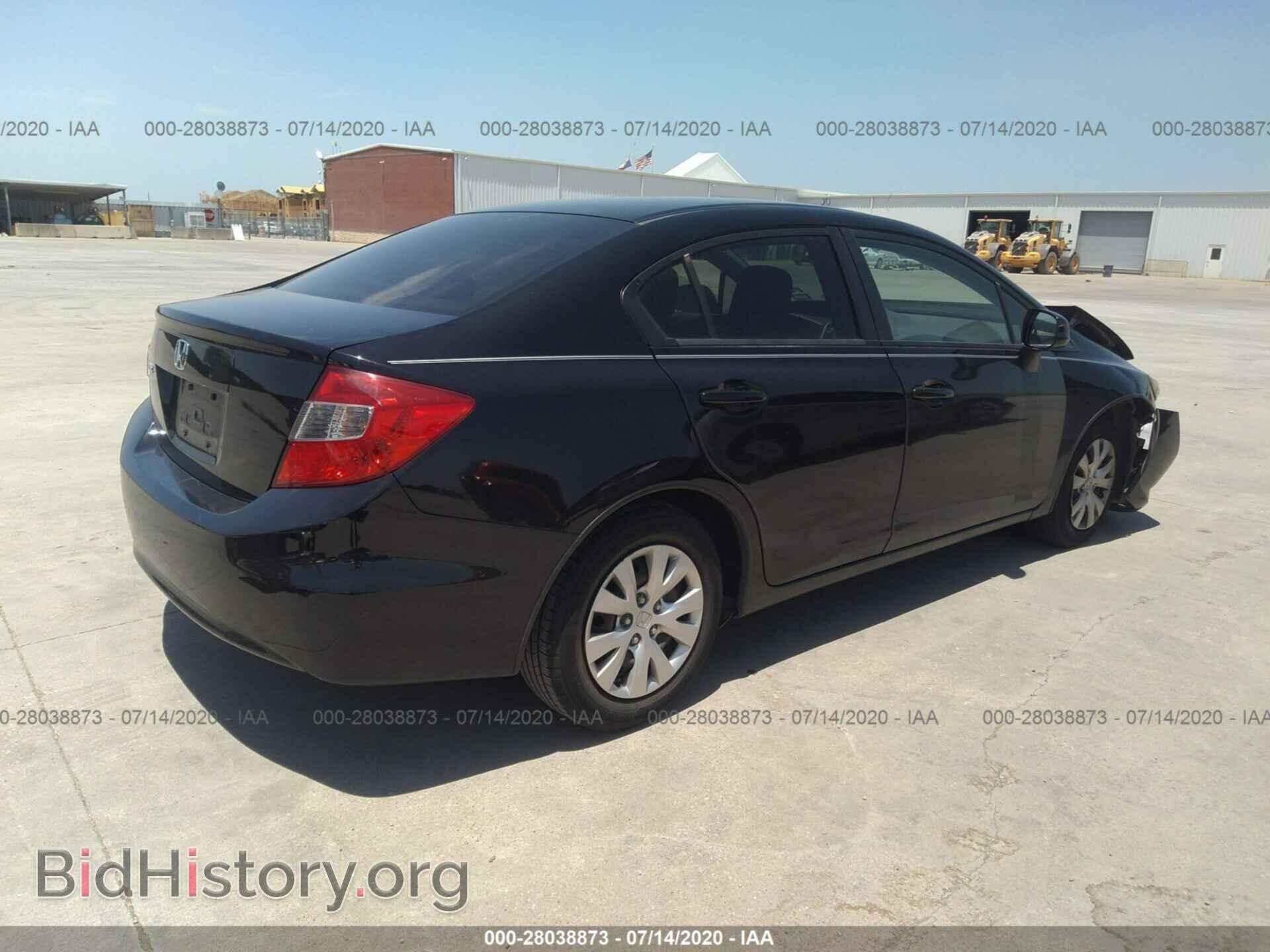 2012 HONDA CIVIC SDN - VIN: 2HGFB2F50CH564669 - Фото 4