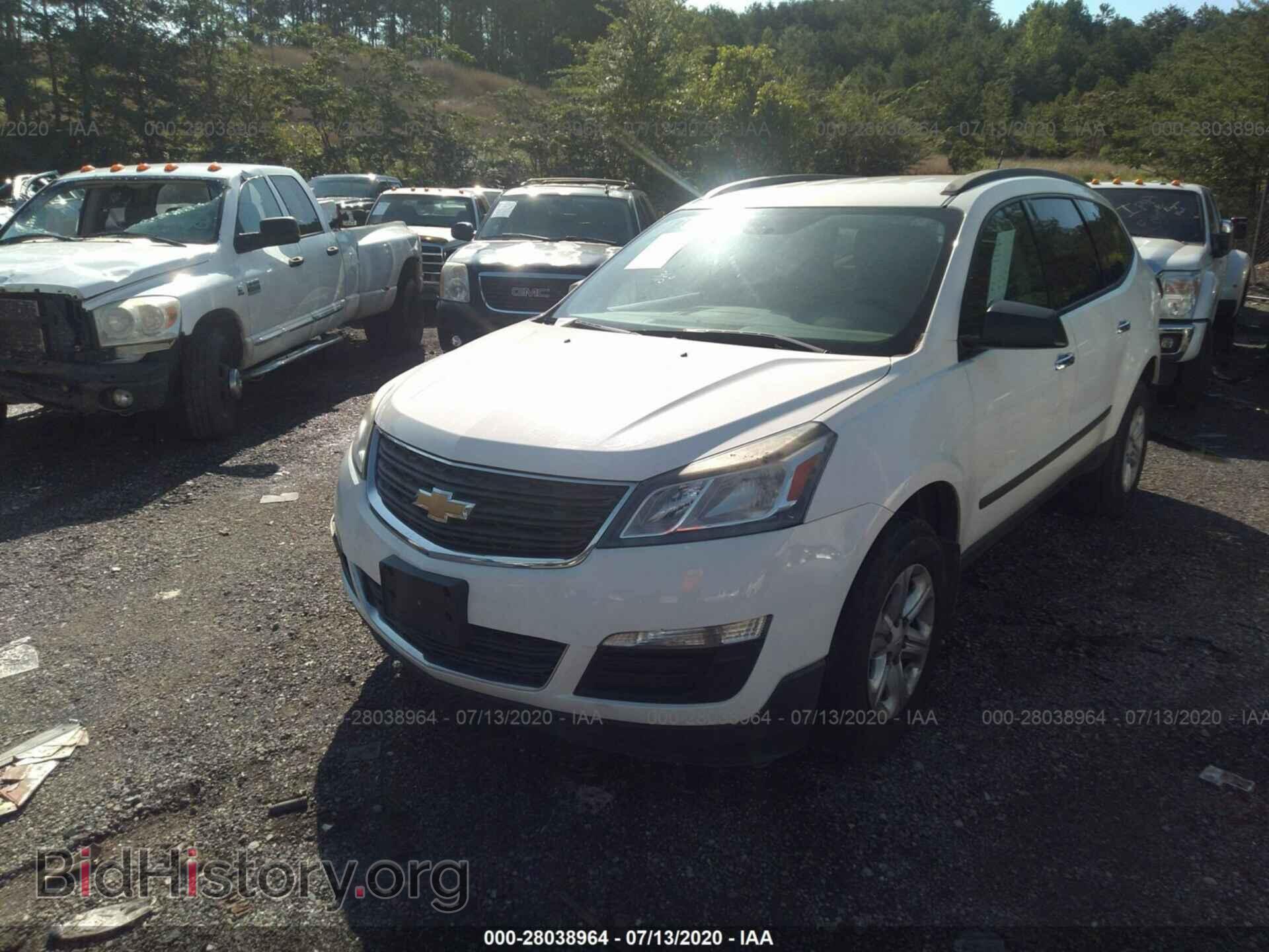 2013 CHEVROLET TRAVERSE - VIN: 1GNKRFED7DJ118339 - Фото 2