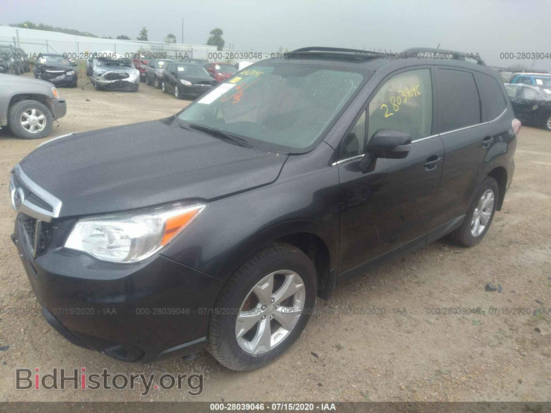 2014 SUBARU FORESTER - VIN: JF2SJAMC1EH490670 - Фото 2