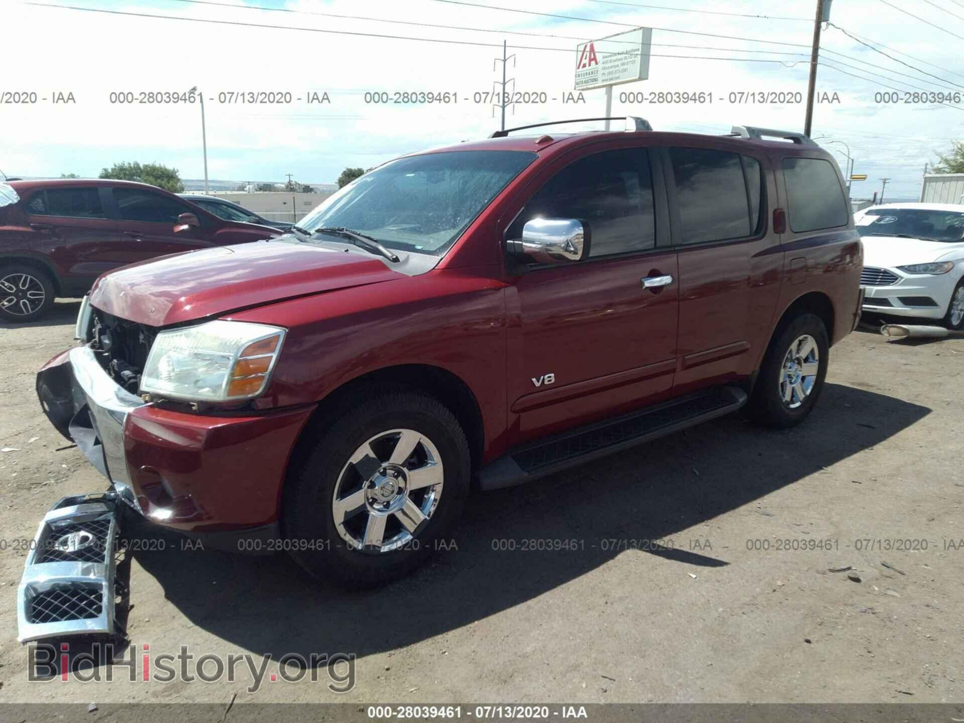 2007 NISSAN ARMADA - VIN: 5N1AA08A77N722217 - Фото 2