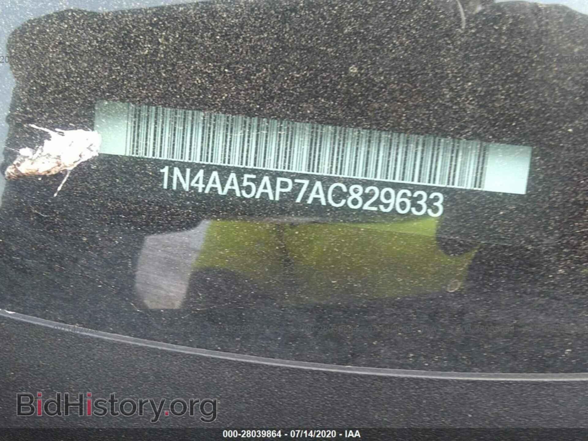 2010 NISSAN MAXIMA - VIN: 1N4AA5AP7AC829633 - Фото 9