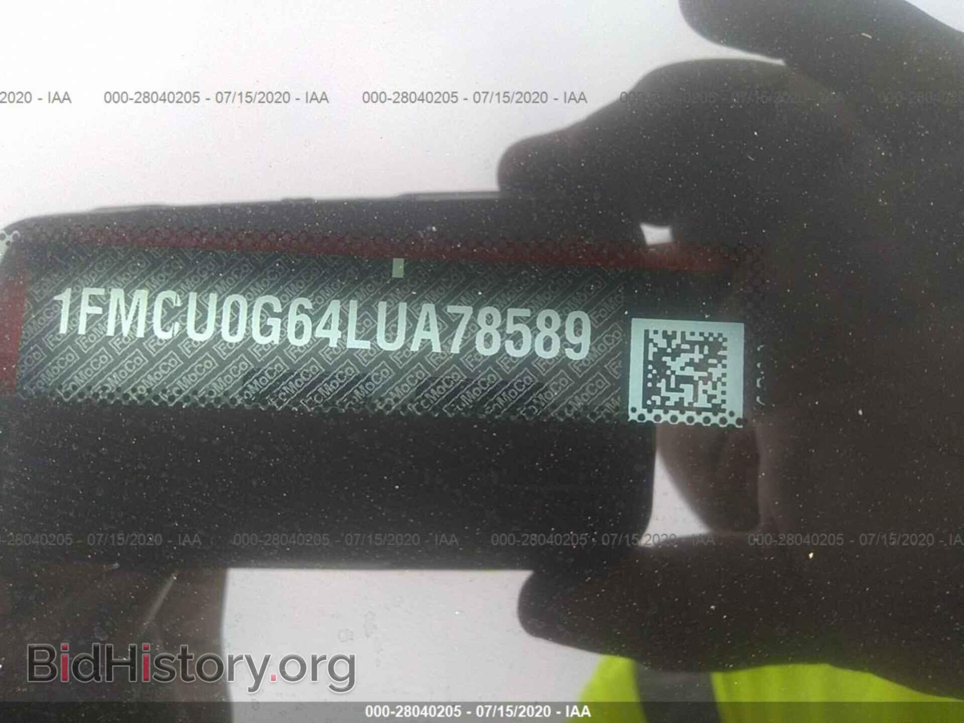2020 FORD ESCAPE - VIN: 1FMCU0G64LUA78589 - Photo 9