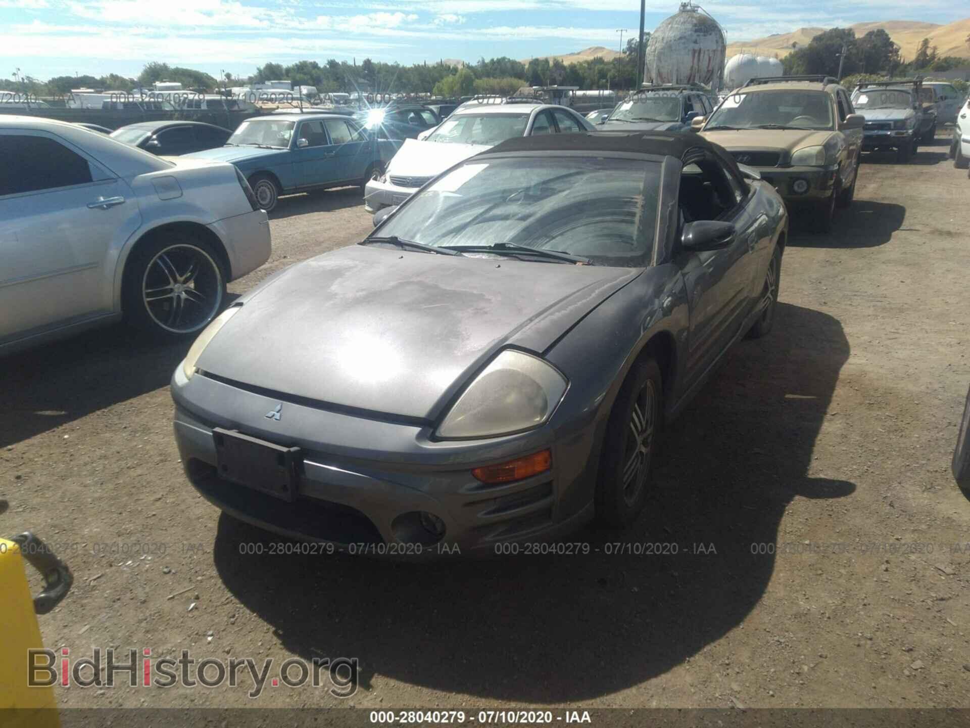 2003 MITSUBISHI ECLIPSE - VIN: 4A3AE75H63E094743 - Фото 2