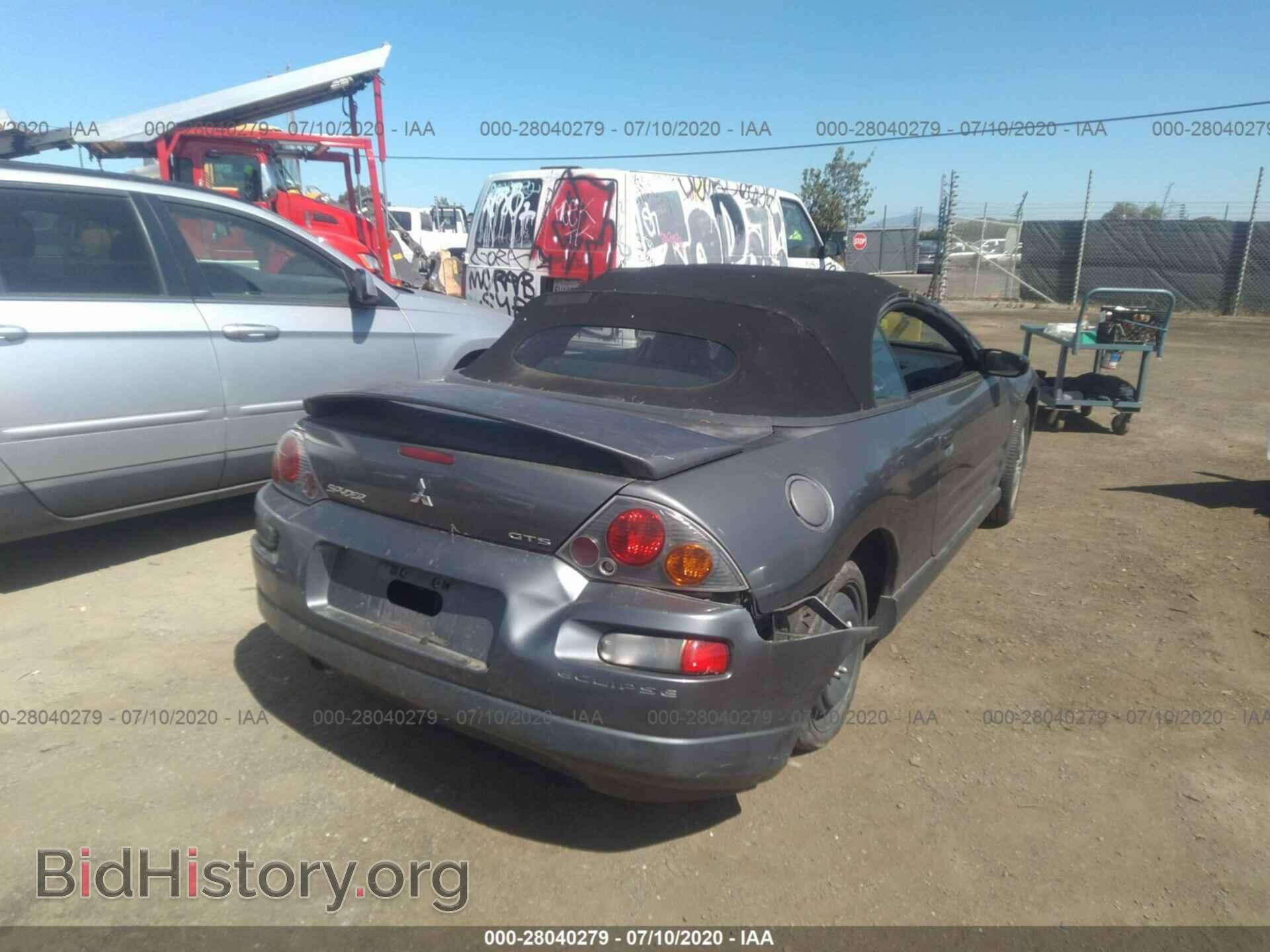 2003 MITSUBISHI ECLIPSE - VIN: 4A3AE75H63E094743 - Фото 4