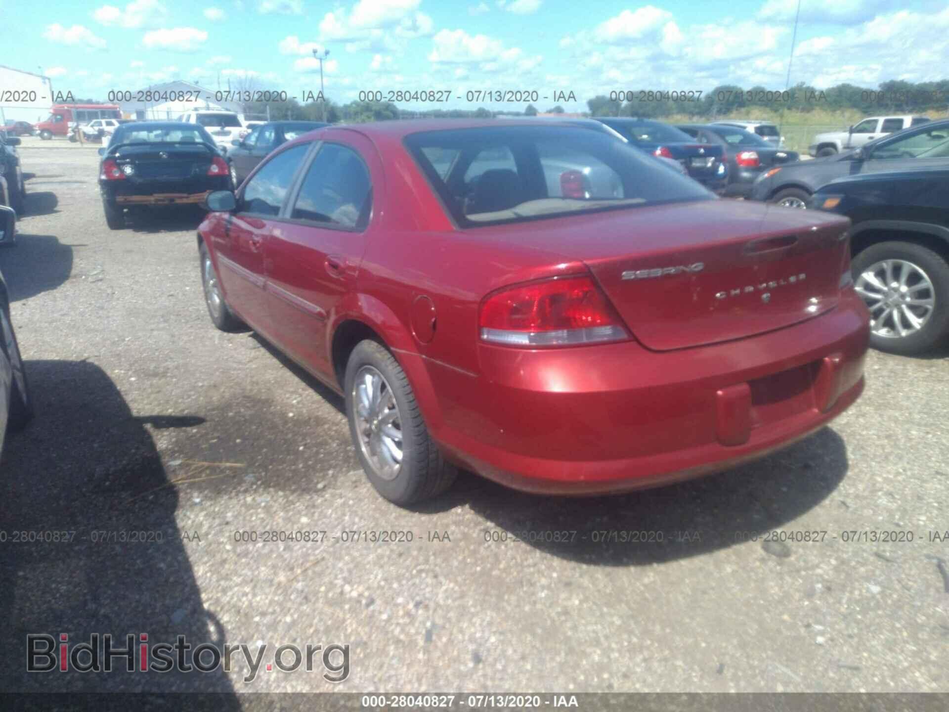 2002 CHRYSLER SEBRING - VIN: 1C3EL56R82N230248 - Фото 3