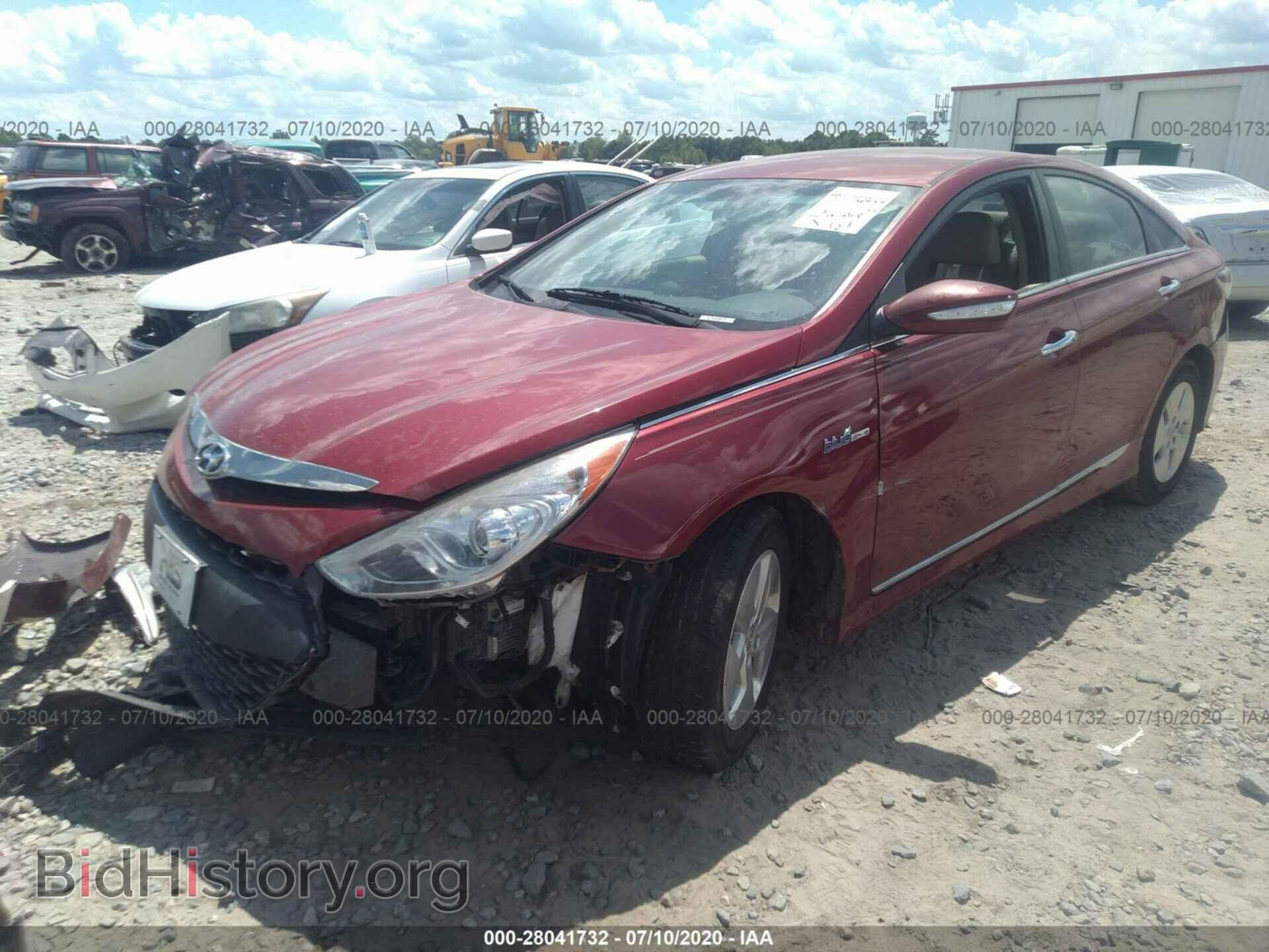 2012 HYUNDAI SONATA - VIN: KMHEC4A49CA044367 - Фото 2