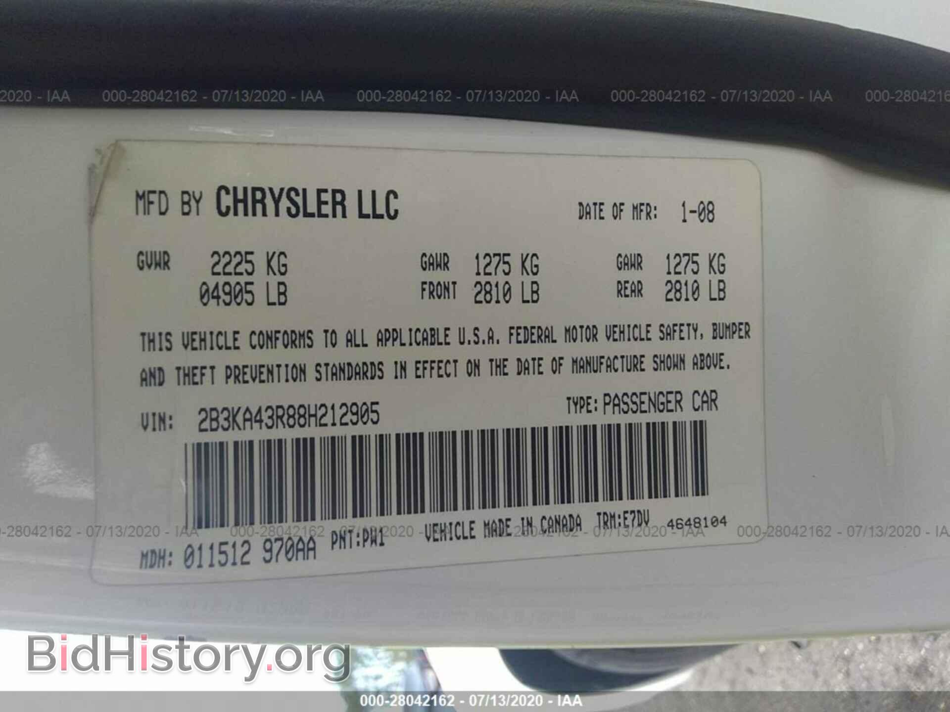 2008 DODGE CHARGER - VIN: 2B3KA43R88H212905 - Фото 9