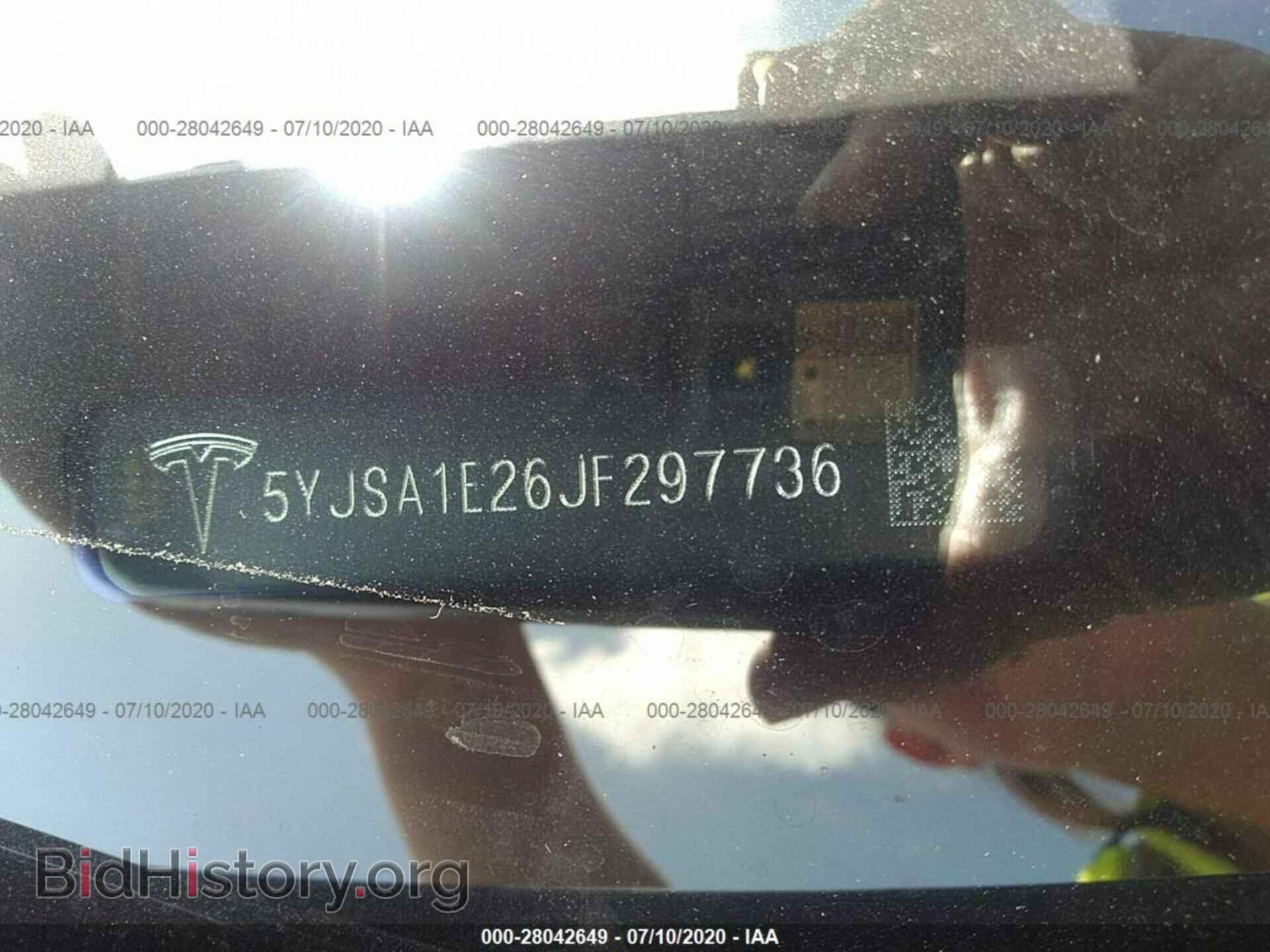 2018 TESLA MODEL S - VIN: 5YJSA1E26JF297736 - Photo 9