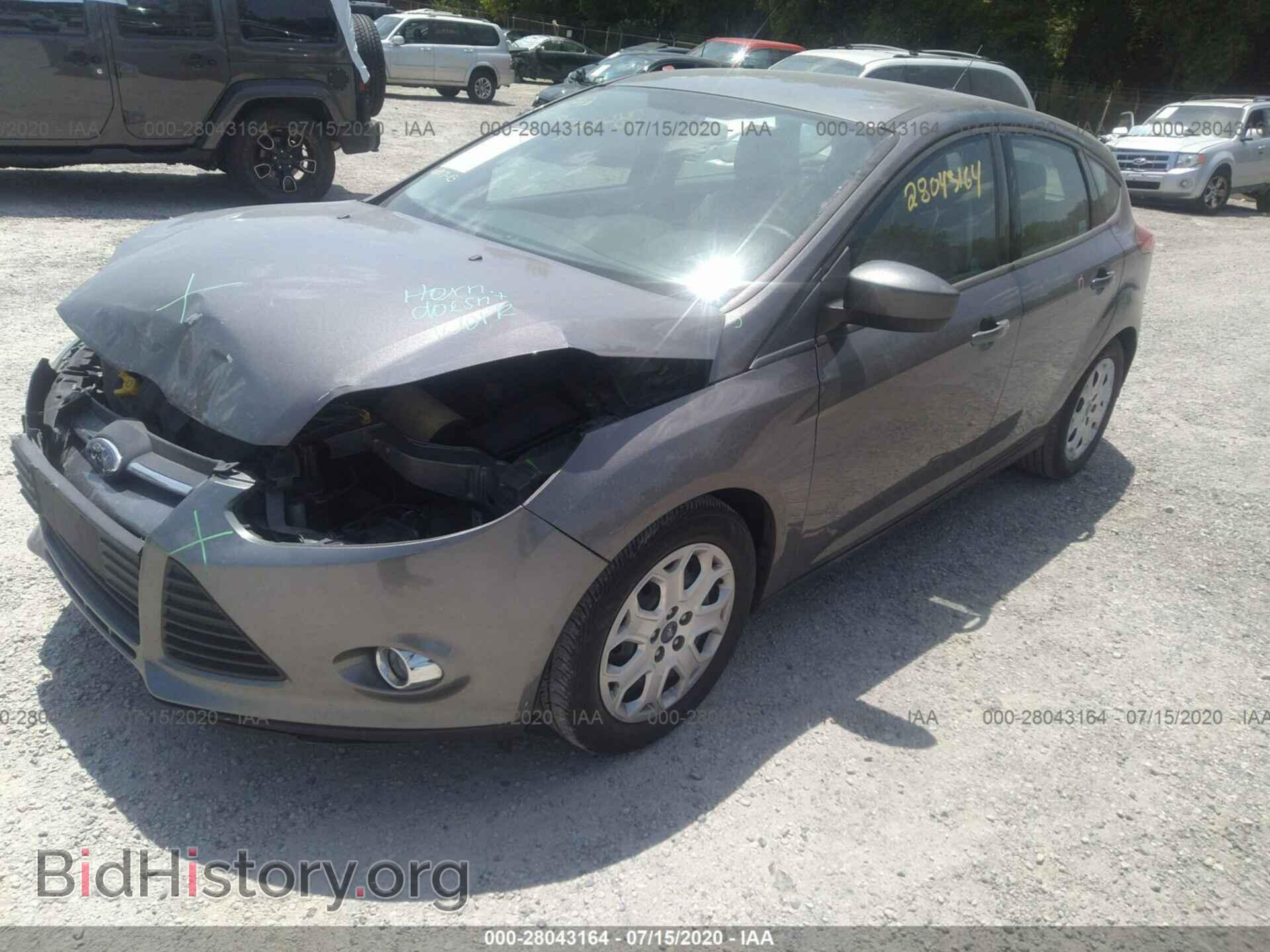 2012 FORD FOCUS - VIN: 1FAHP3K22CL277966 - Фото 2