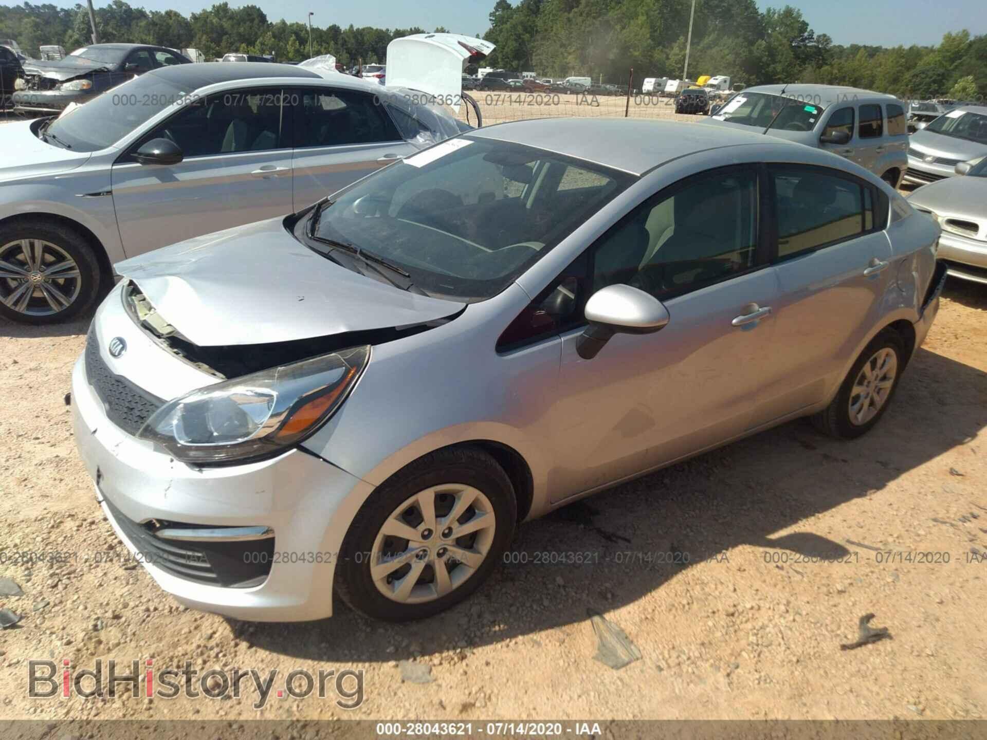 2016 KIA RIO - VIN: KNADM4A33G6576689 - Фото 2