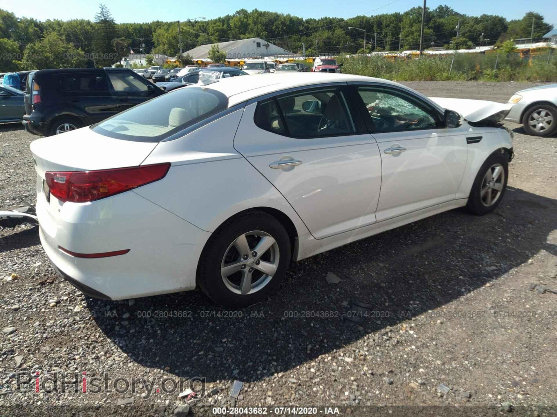 2015 KIA OPTIMA - VIN: KNAGM4A77F5663824 - Photo 4