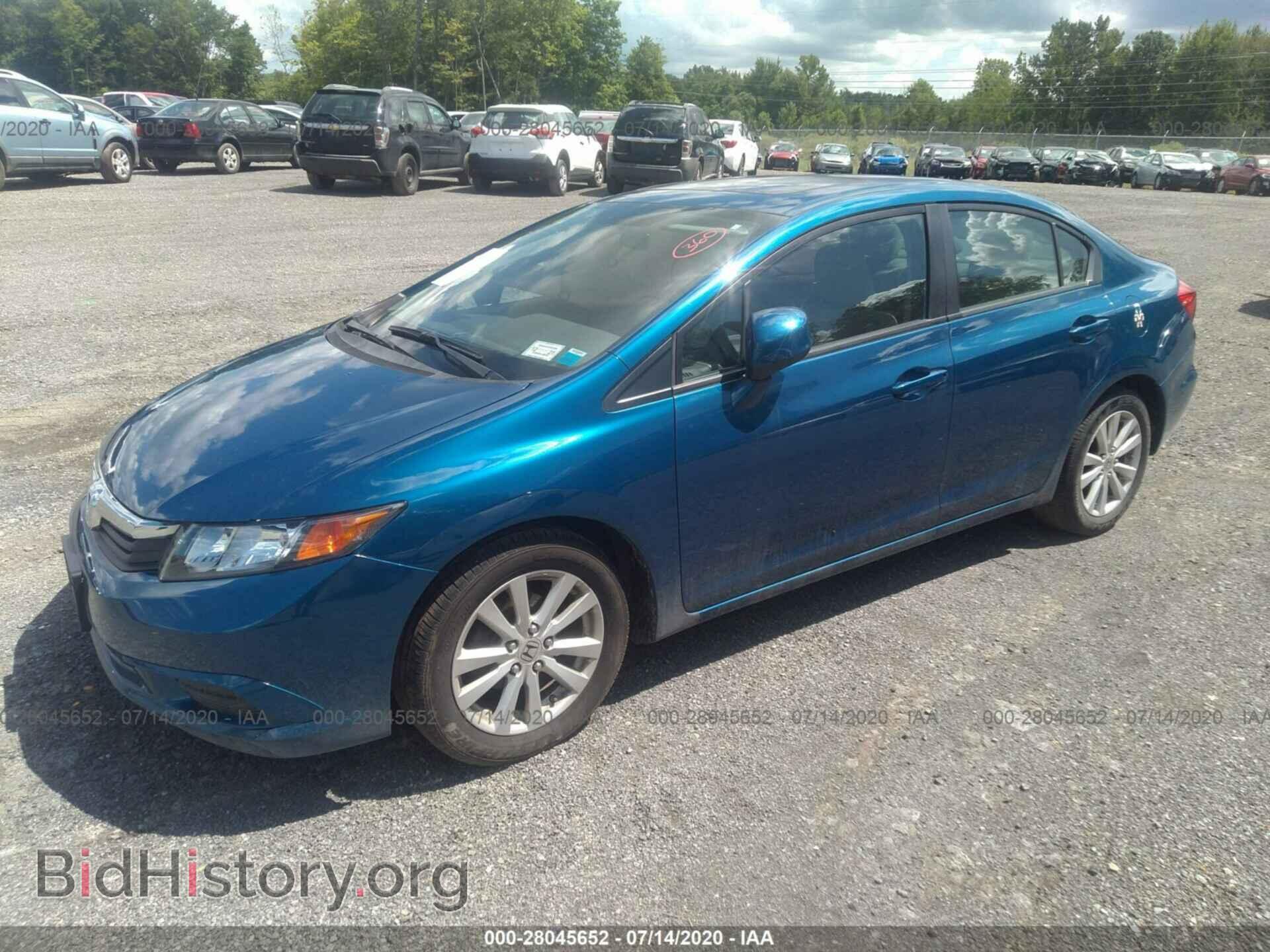 2012 HONDA CIVIC SDN - VIN: 19XFB2F88CE062528 - Фото 2