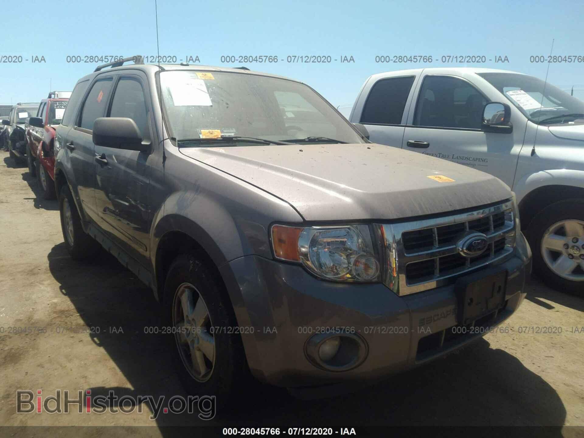 Фотография 1FMCU03Z58KD91279 - FORD ESCAPE 2008