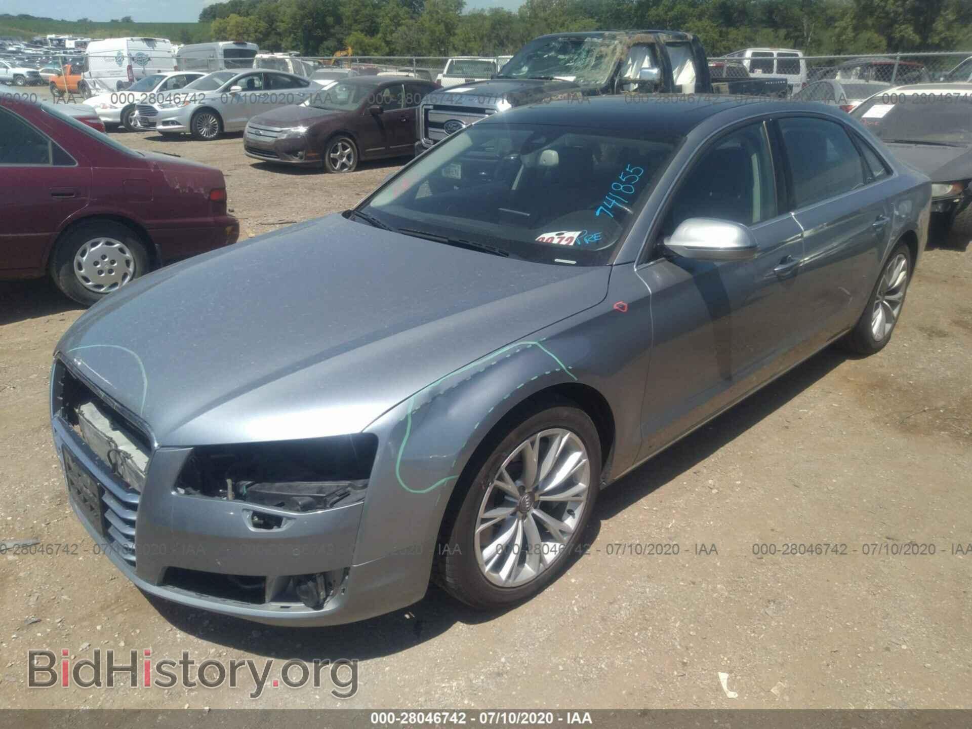 2012 AUDI A8 L - VIN: WAURVAFD2CN034390 - Фото 2