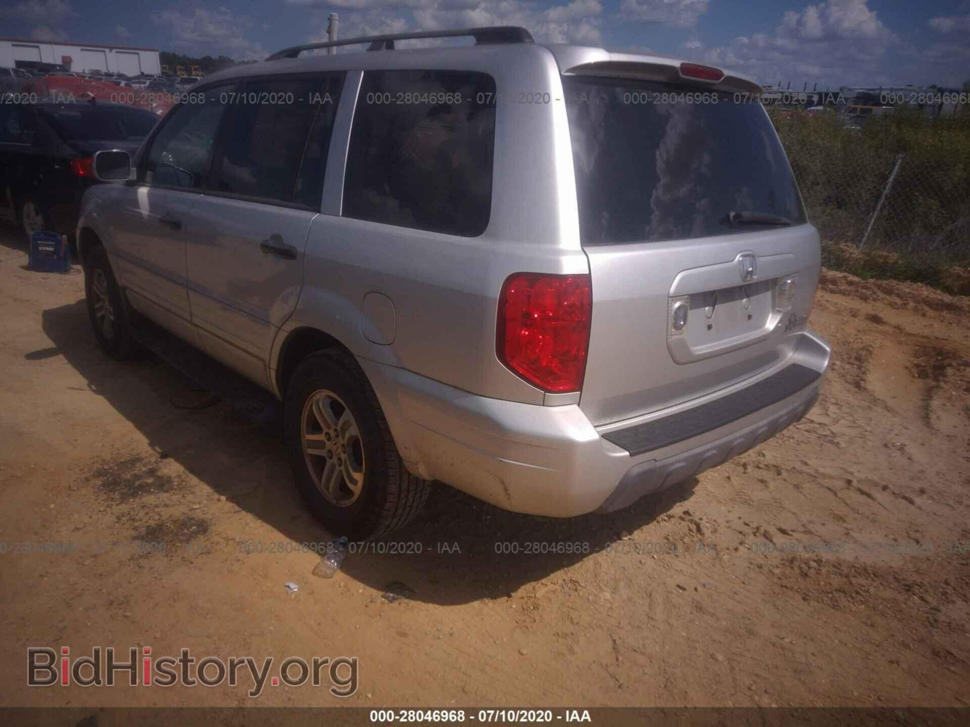 2005 HONDA PILOT - VIN: 5FNYF18565B038283 - Фото 3