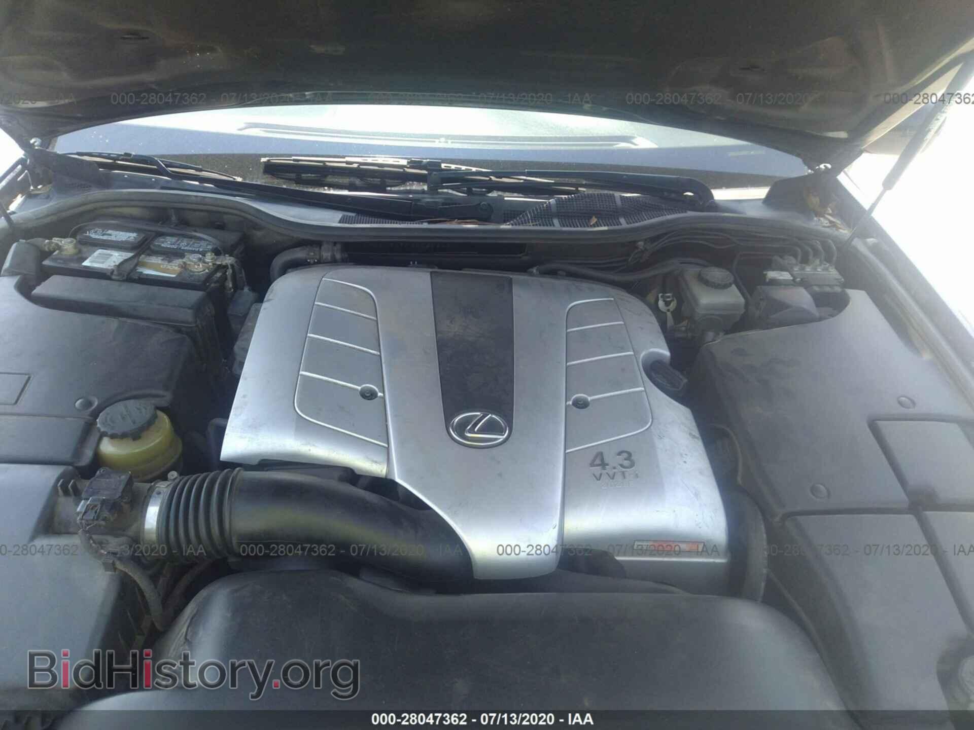 2006 LEXUS LS - VIN: JTHBN36F965049649 - Фото 10