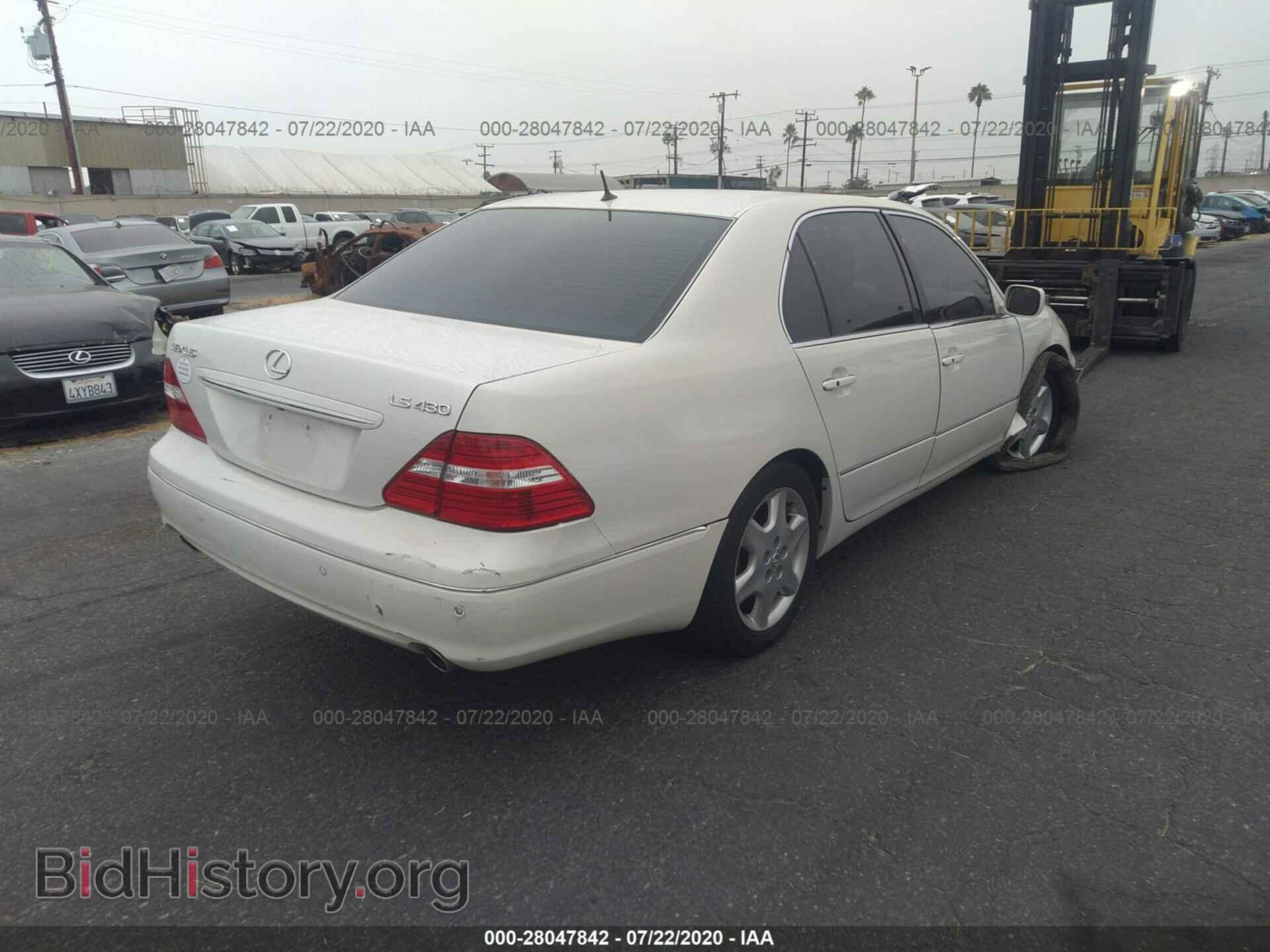 2004 LEXUS LS - VIN: JTHBN36F040159385 - Фото 4