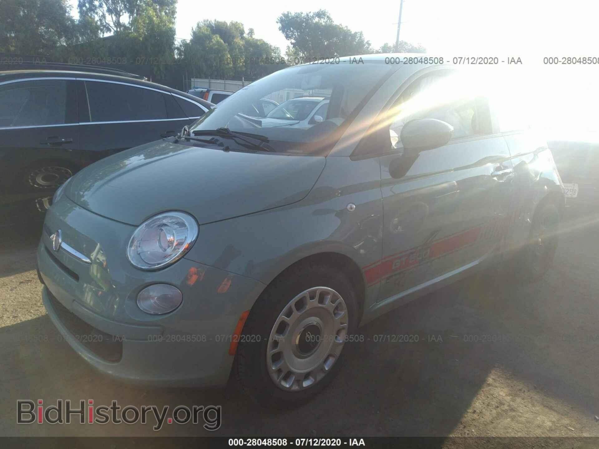 2012 FIAT 500 - VIN: 3C3CFFAR9CT366157 - Фото 2