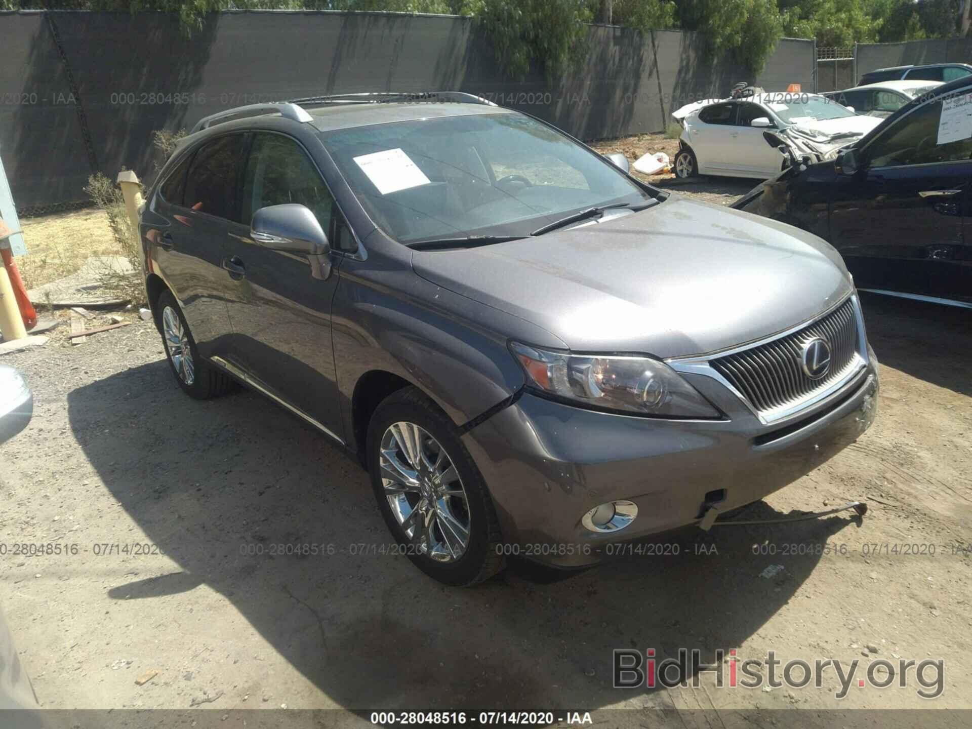 Photo JTJBC1BA8C2429999 - LEXUS RX 450H 2012