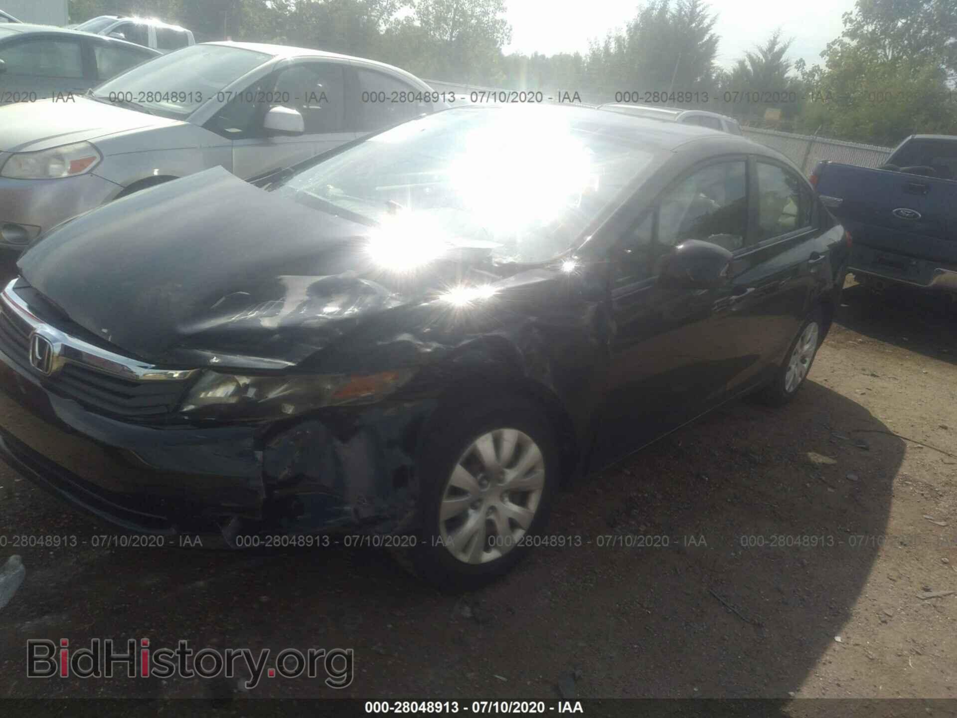 2012 HONDA CIVIC SDN - VIN: 19XFB2F56CE108248 - Фото 2