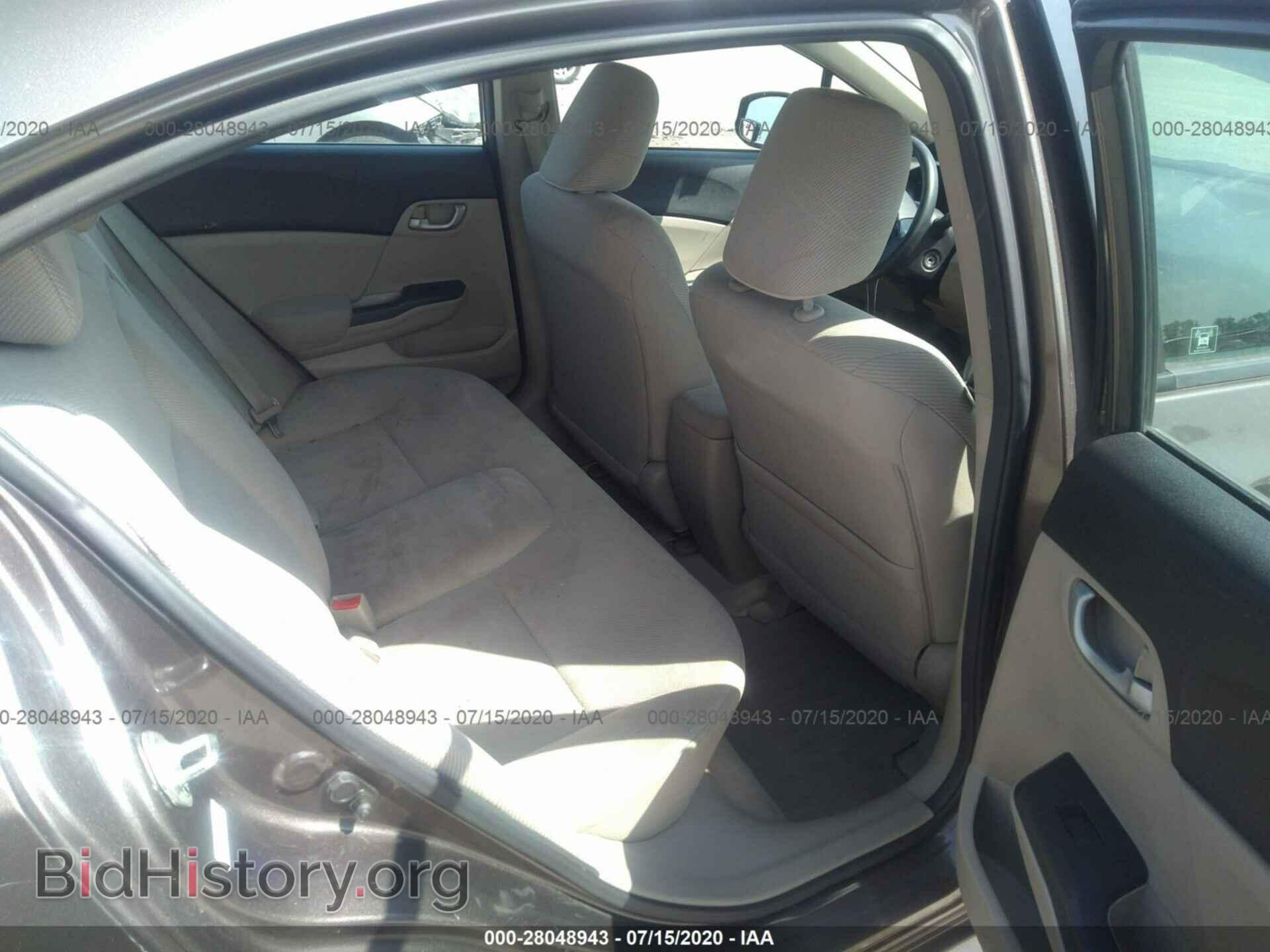 2012 HONDA CIVIC SDN - VIN: 2HGFB2F52CH564706 - Фото 8