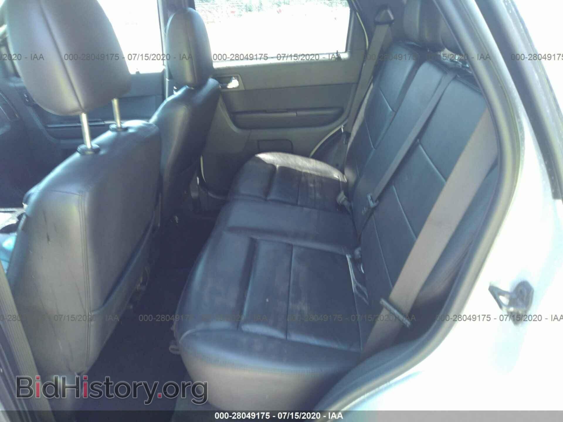 2011 FORD ESCAPE - VIN: 1FMCU9E70BKC59554 - Фото 8
