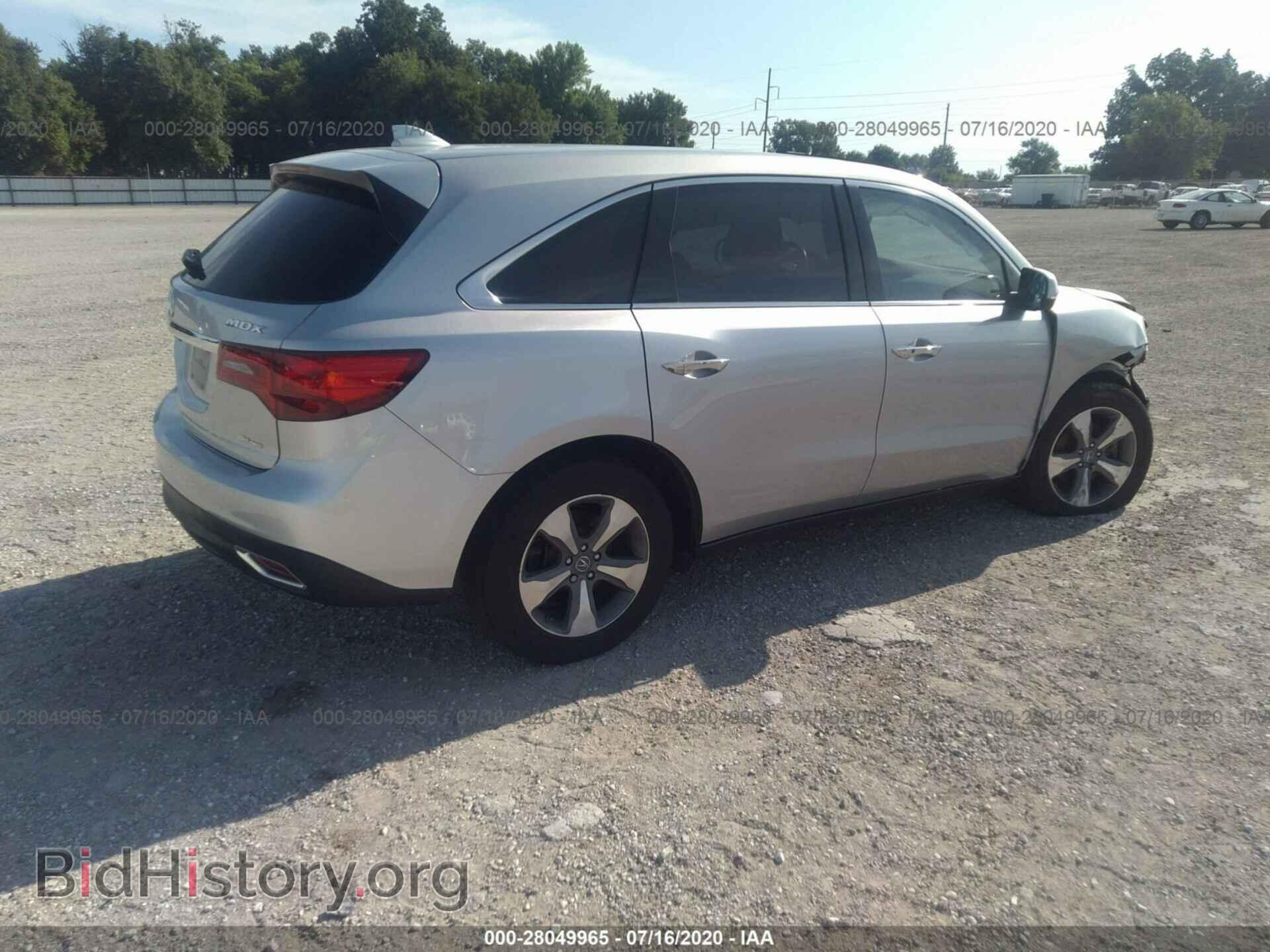 2015 ACURA MDX - VIN: 5FRYD4H2XFB023024 - Фото 4