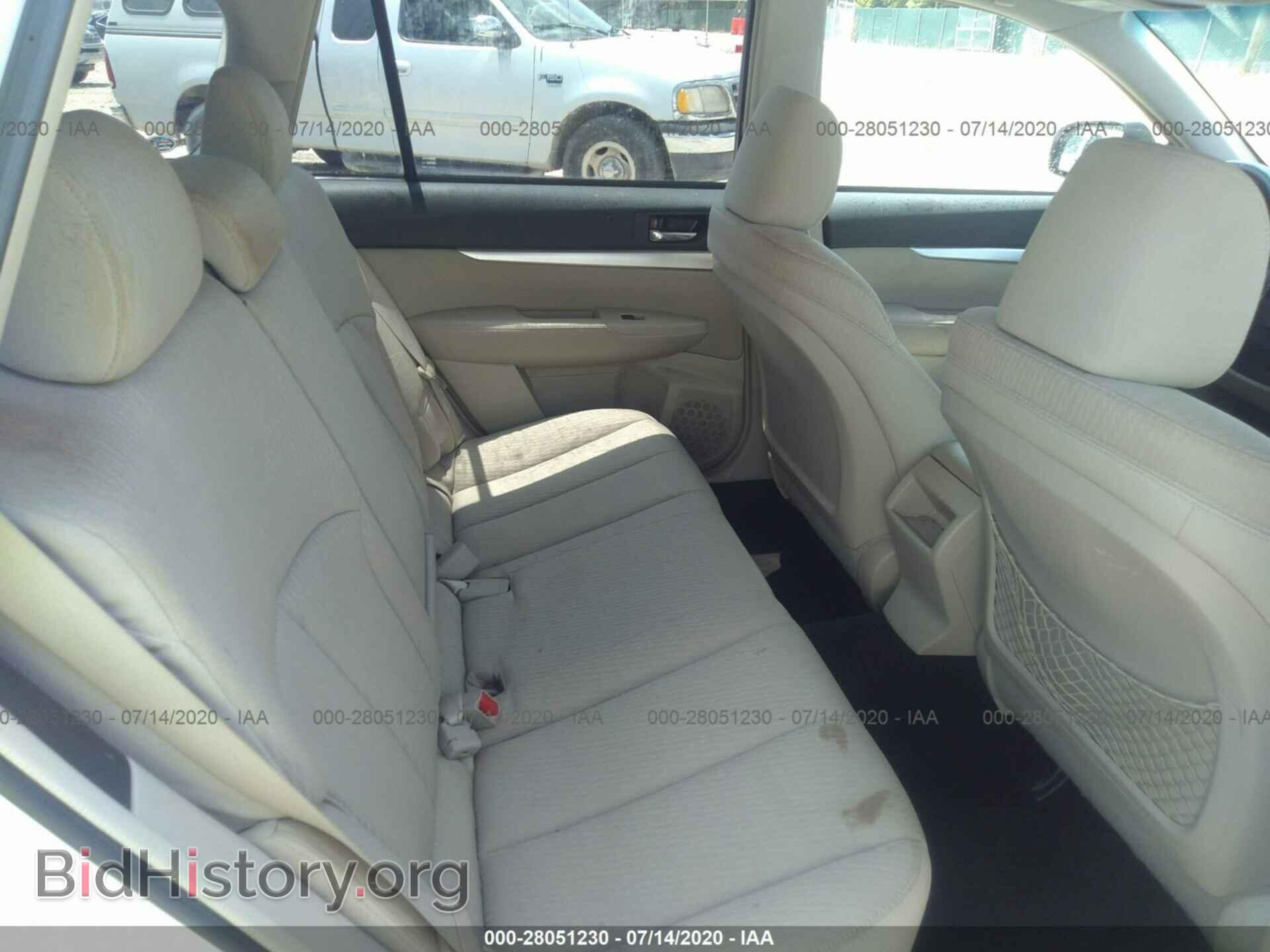 2011 SUBARU OUTBACK - VIN: 4S4BRBGC9B3360505 - Фото 8