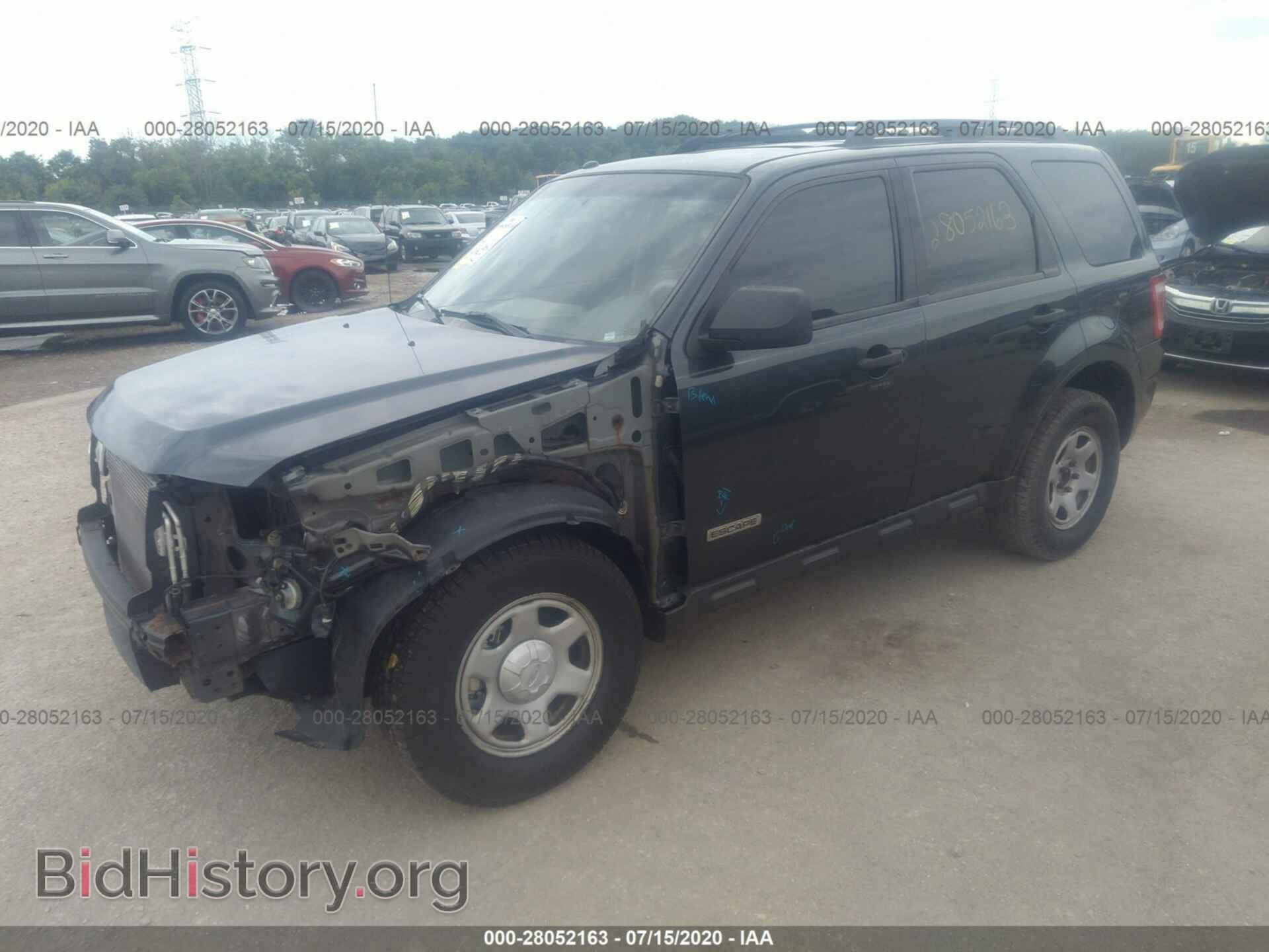 2008 FORD ESCAPE - VIN: 1FMCU03Z28KD77257 - Фото 2