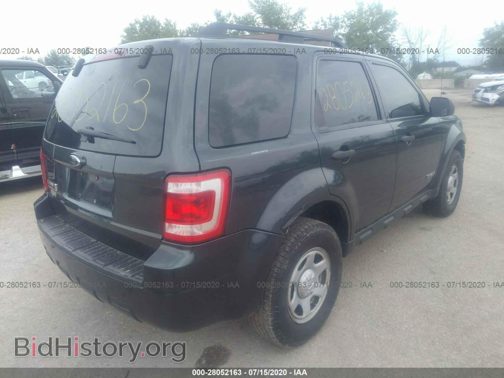 2008 FORD ESCAPE - VIN: 1FMCU03Z28KD77257 - Фото 4