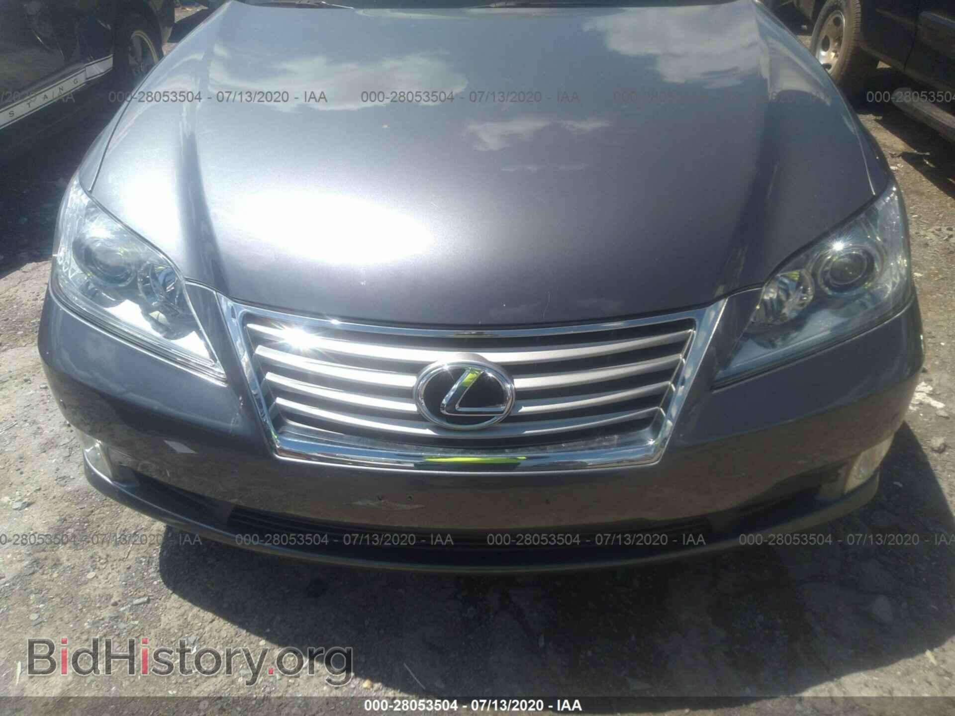 2012 LEXUS ES 350 - VIN: JTHBK1EGXC2505579 - Фото 6