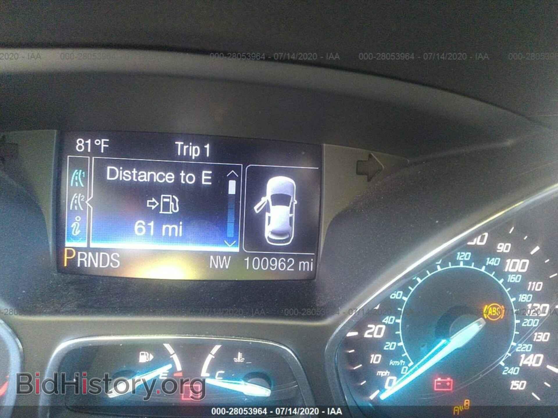 2013 FORD ESCAPE - VIN: 1FMCU0J96DUB96910 - Фото 7